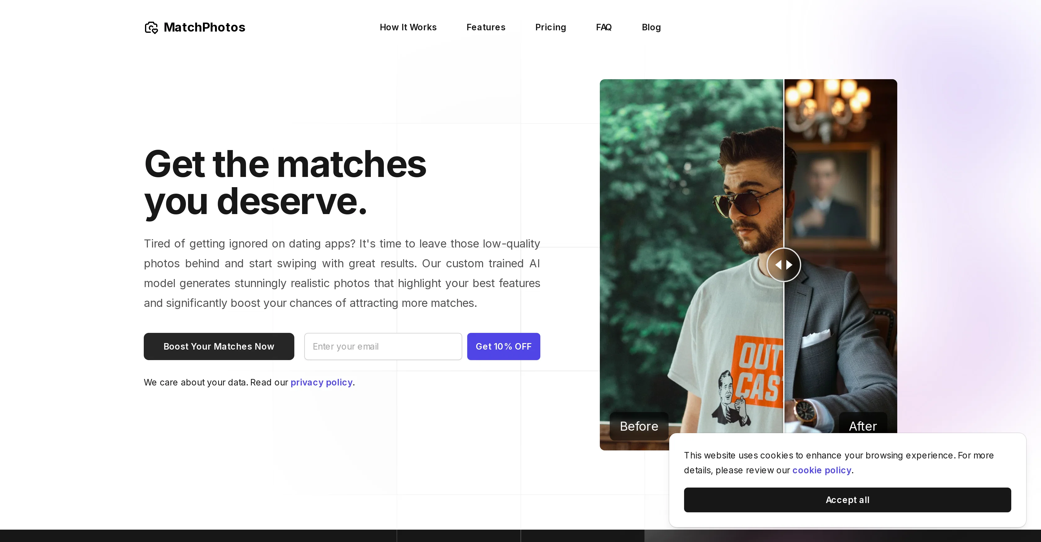 MatchPhotos website