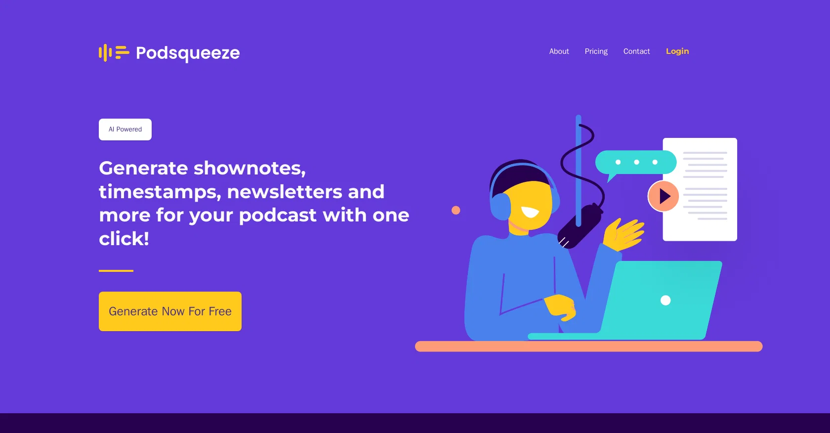 Podsqueeze website