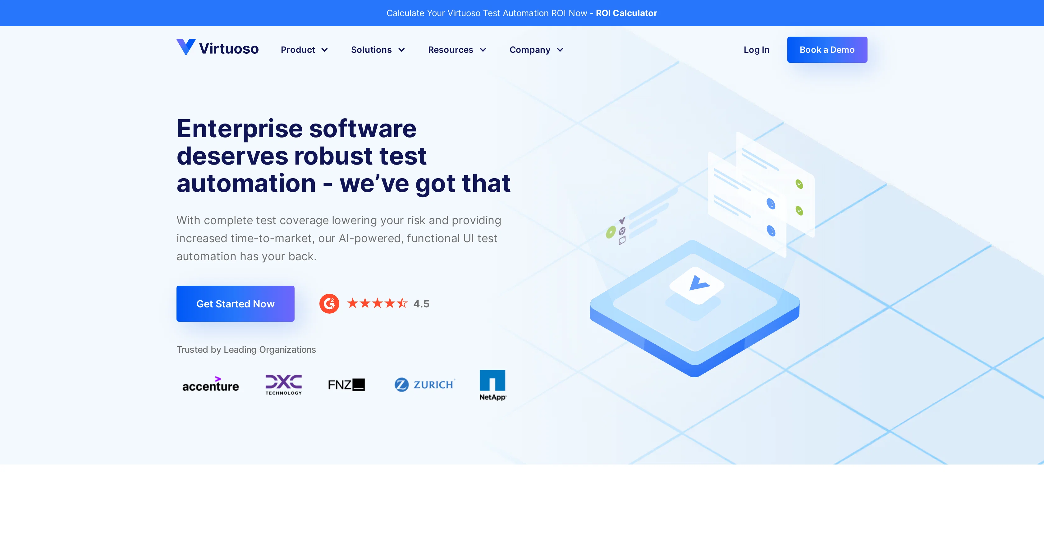 Virtuoso QA website
