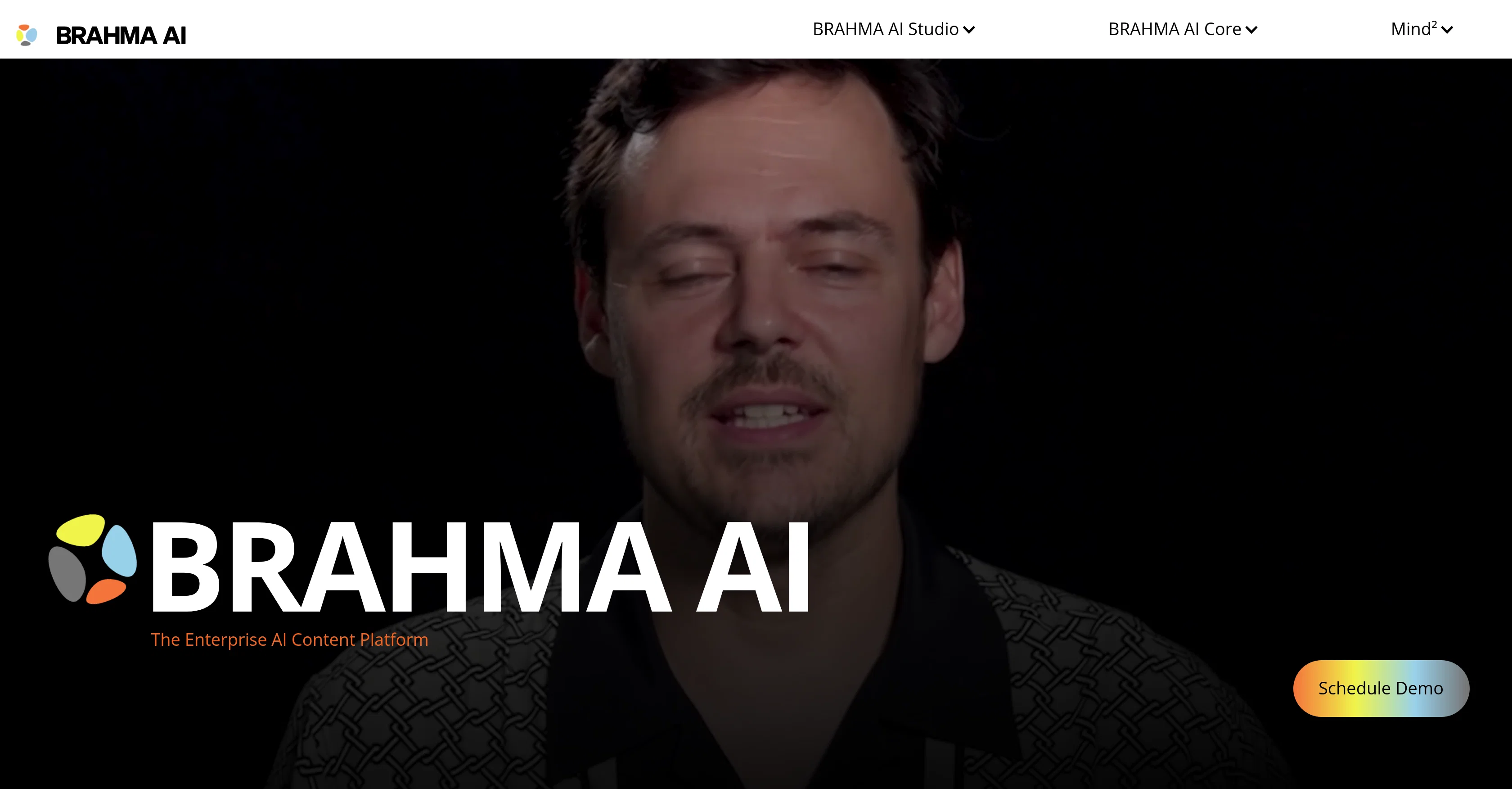 BRAHMA AI website