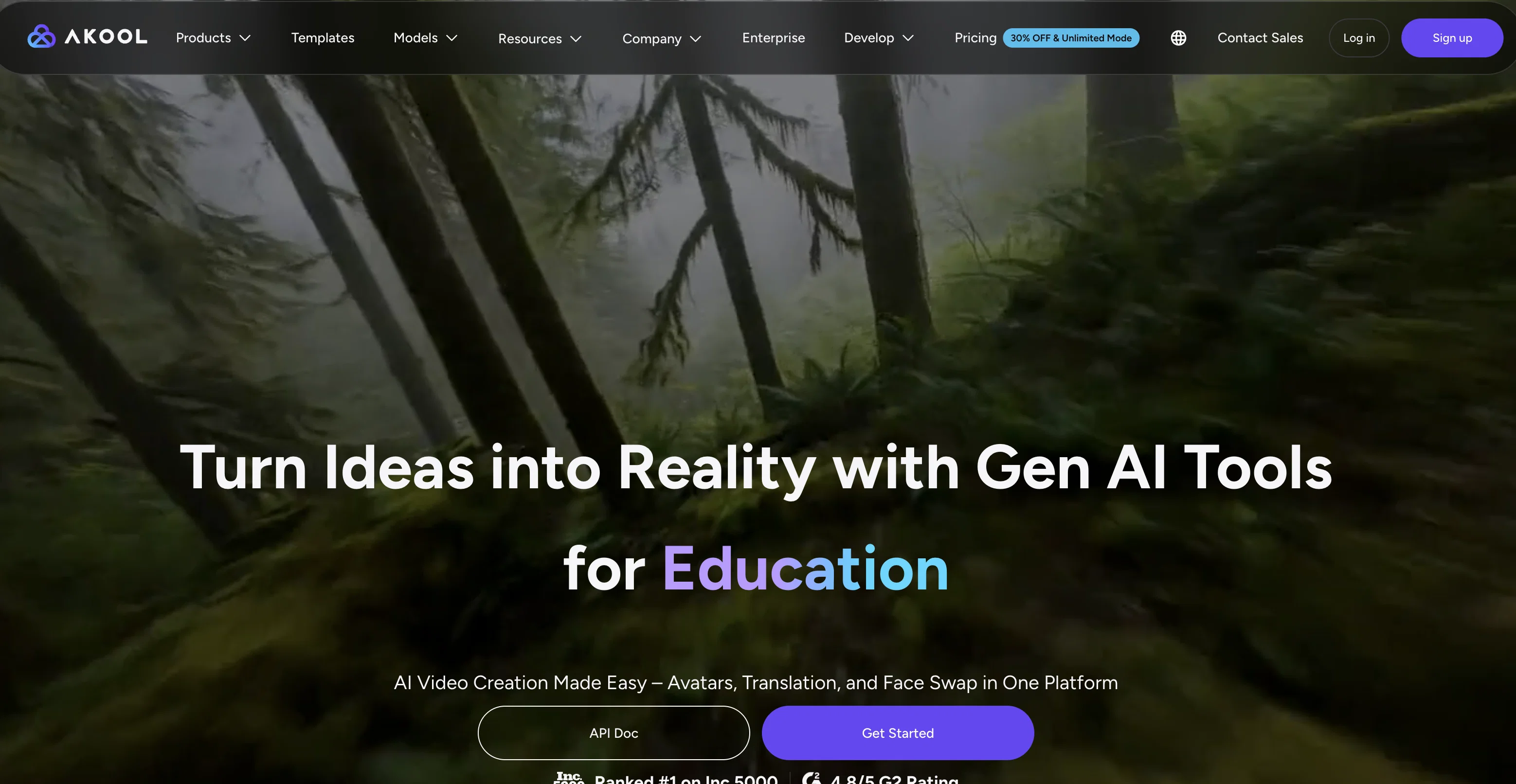 Akool website