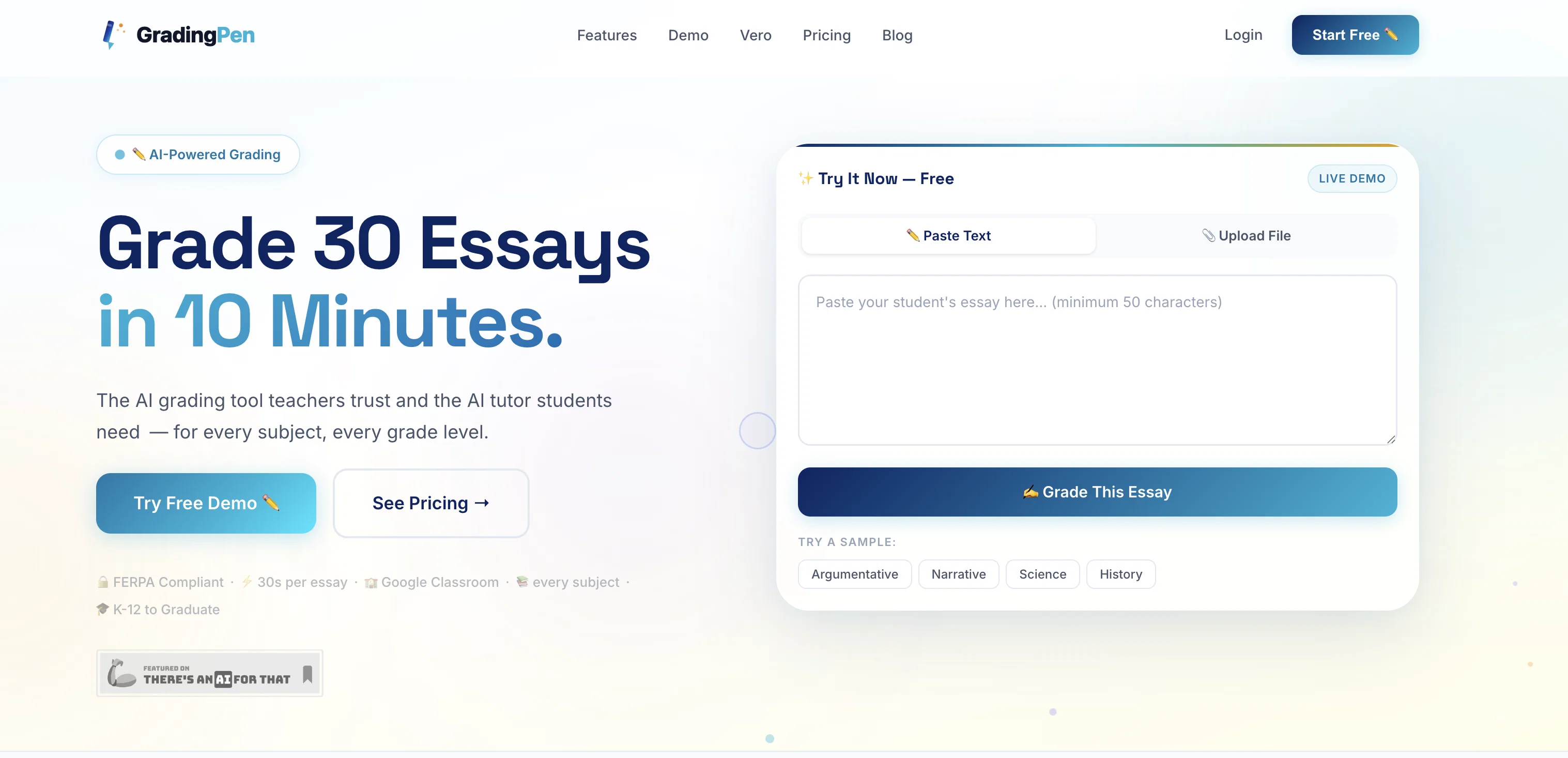GradingPen website