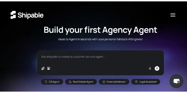 Shipable AI Agent no code low code