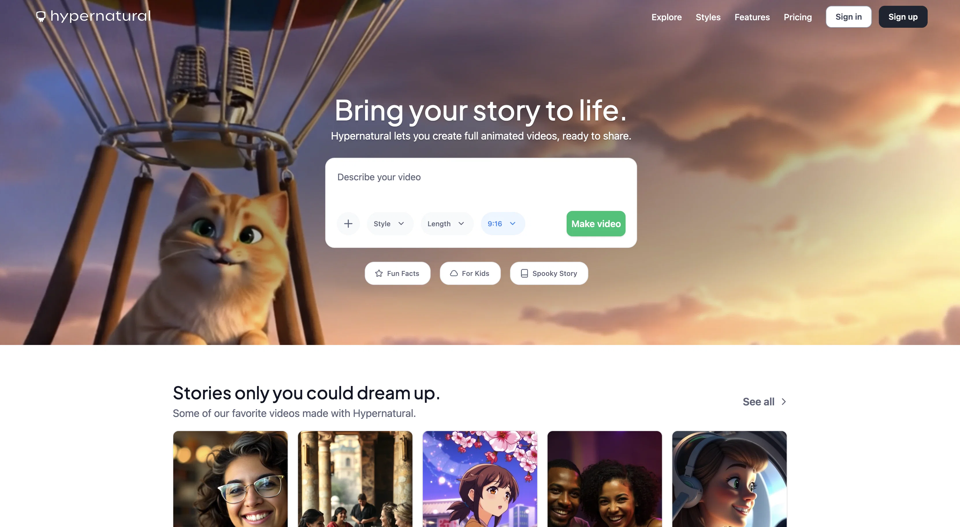 Hypernatural website