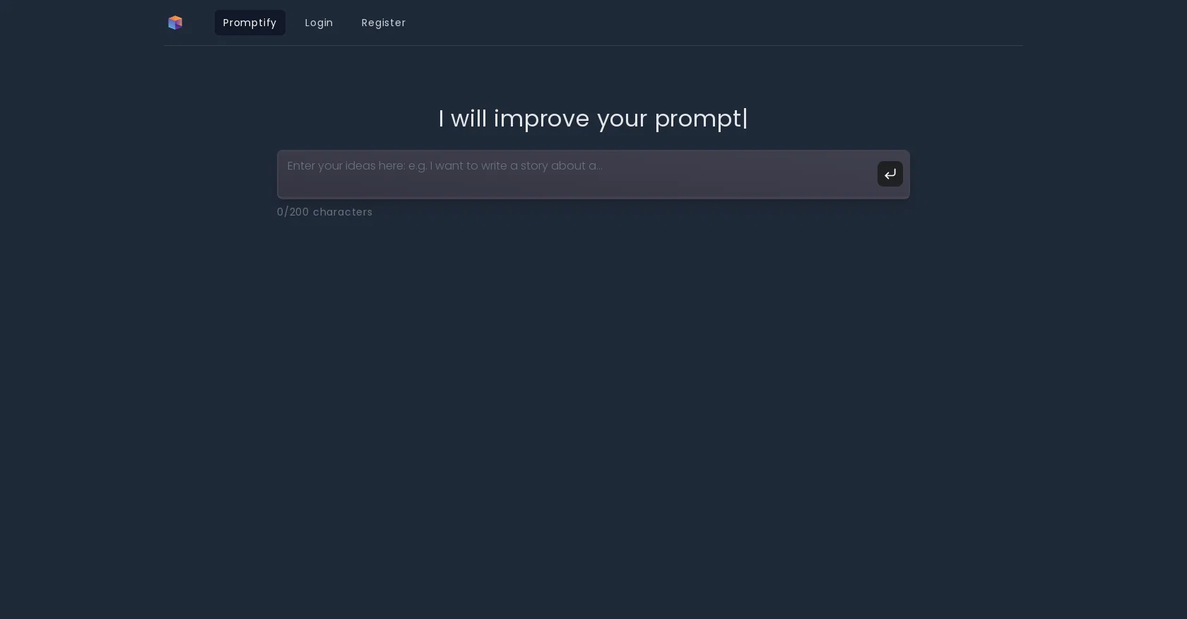 Promptify website