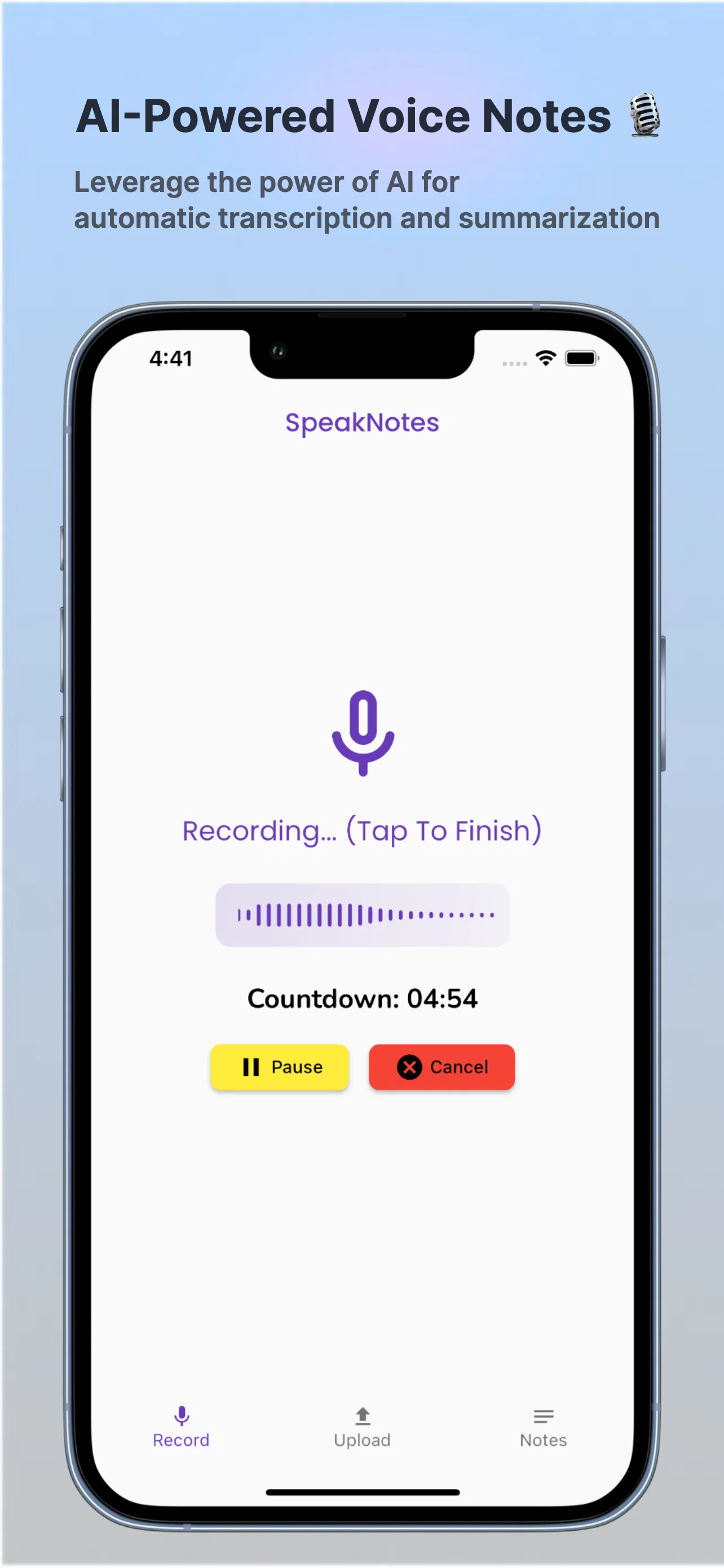 SpeakNotes website