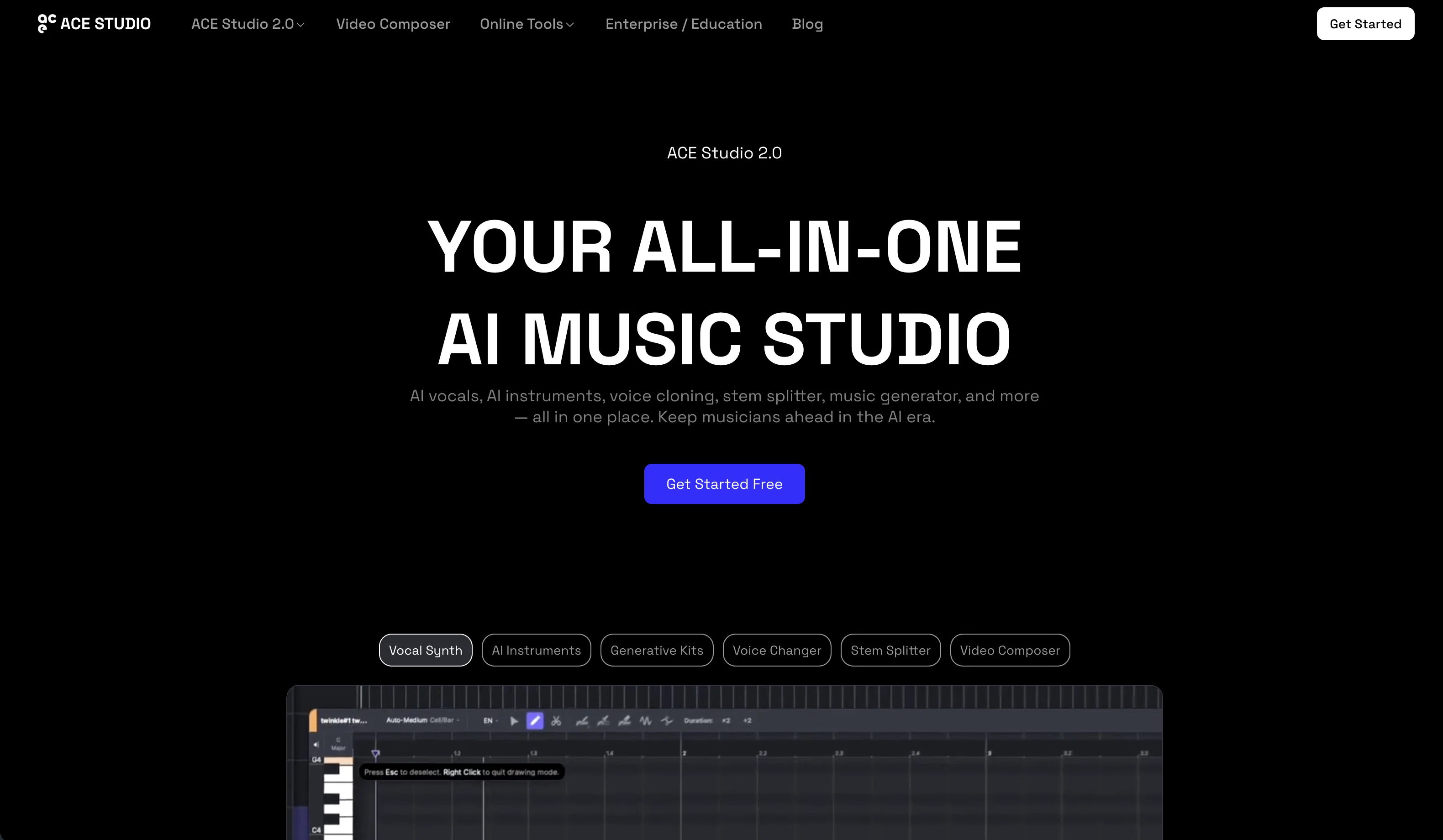 ACEStudio website