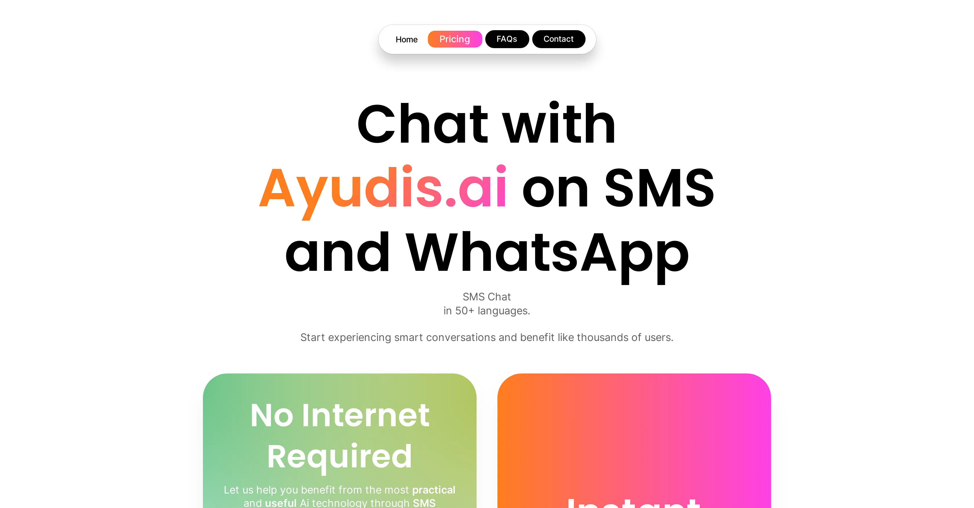 Ayudis website