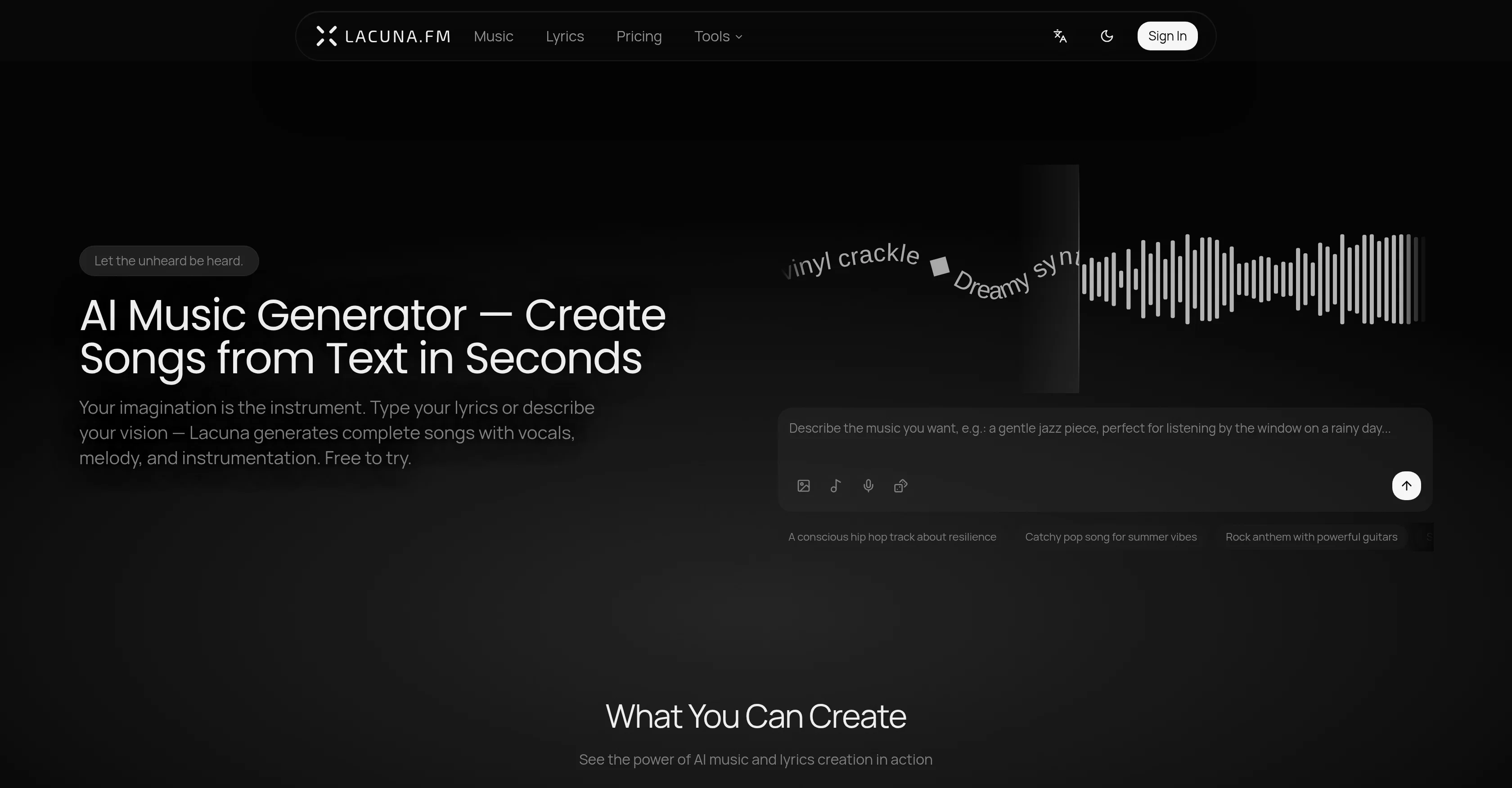 Lacuna website
