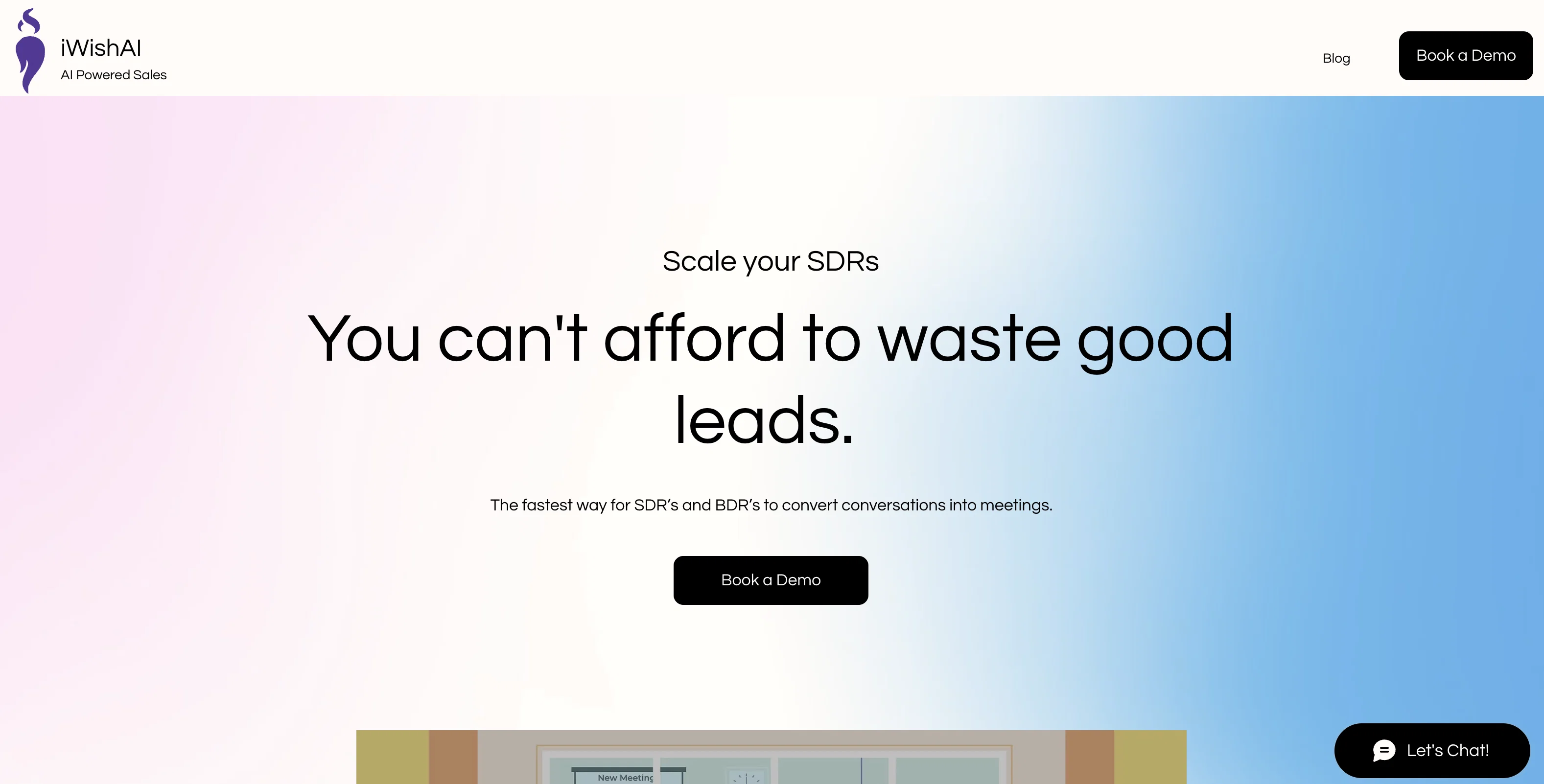 Iwish website