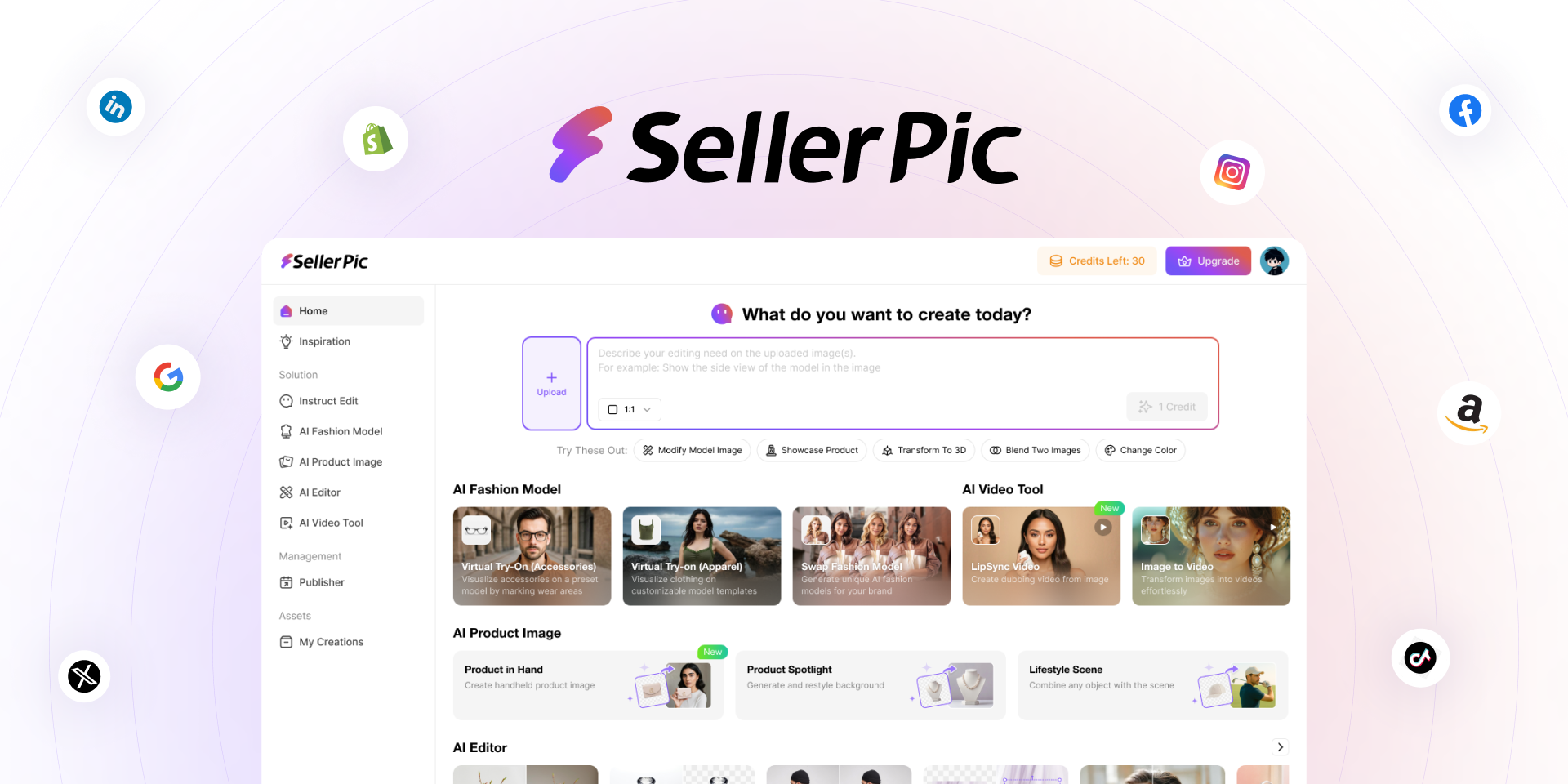 SellerPic Ai marketing ecommerce
