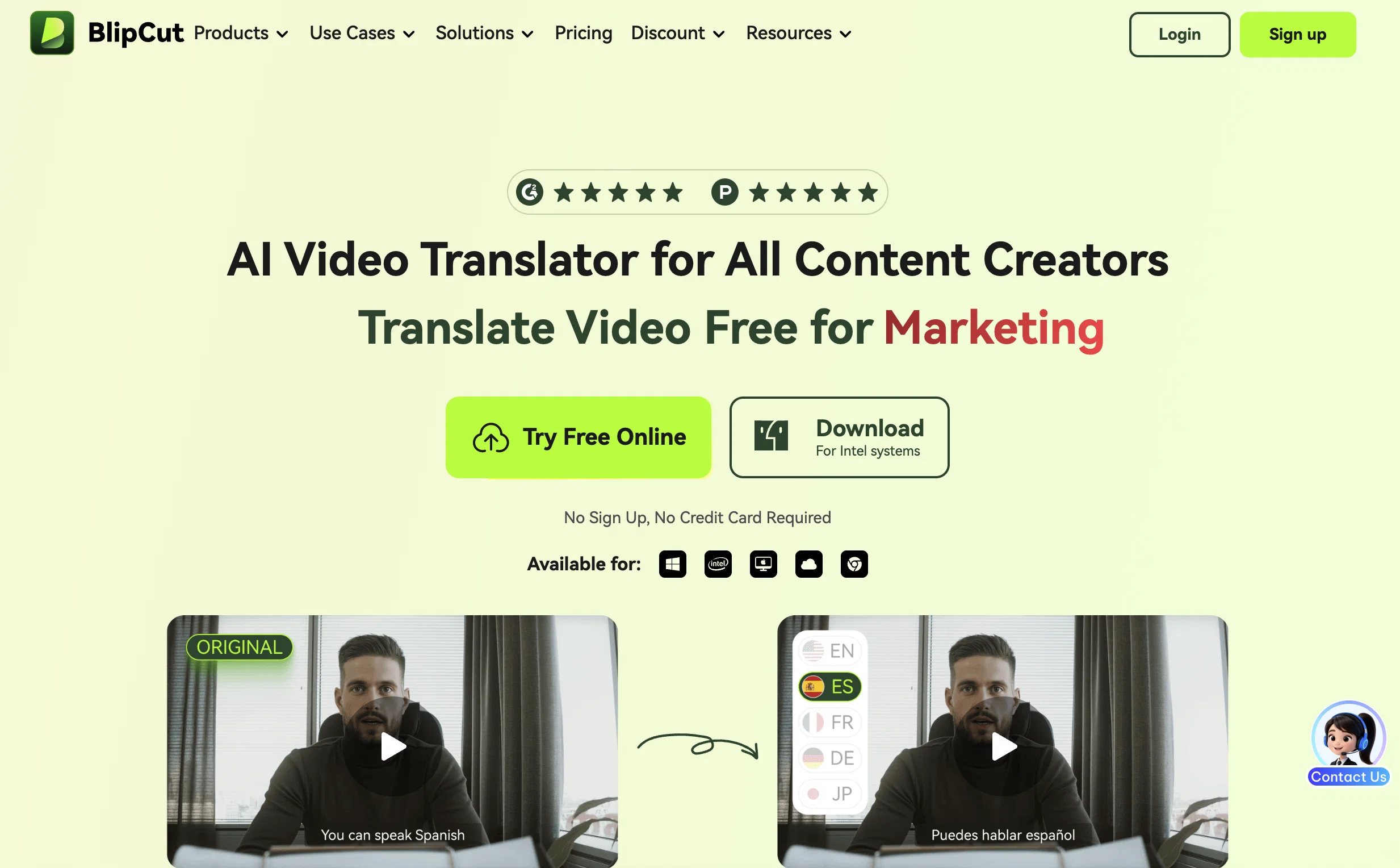 BlipCut website