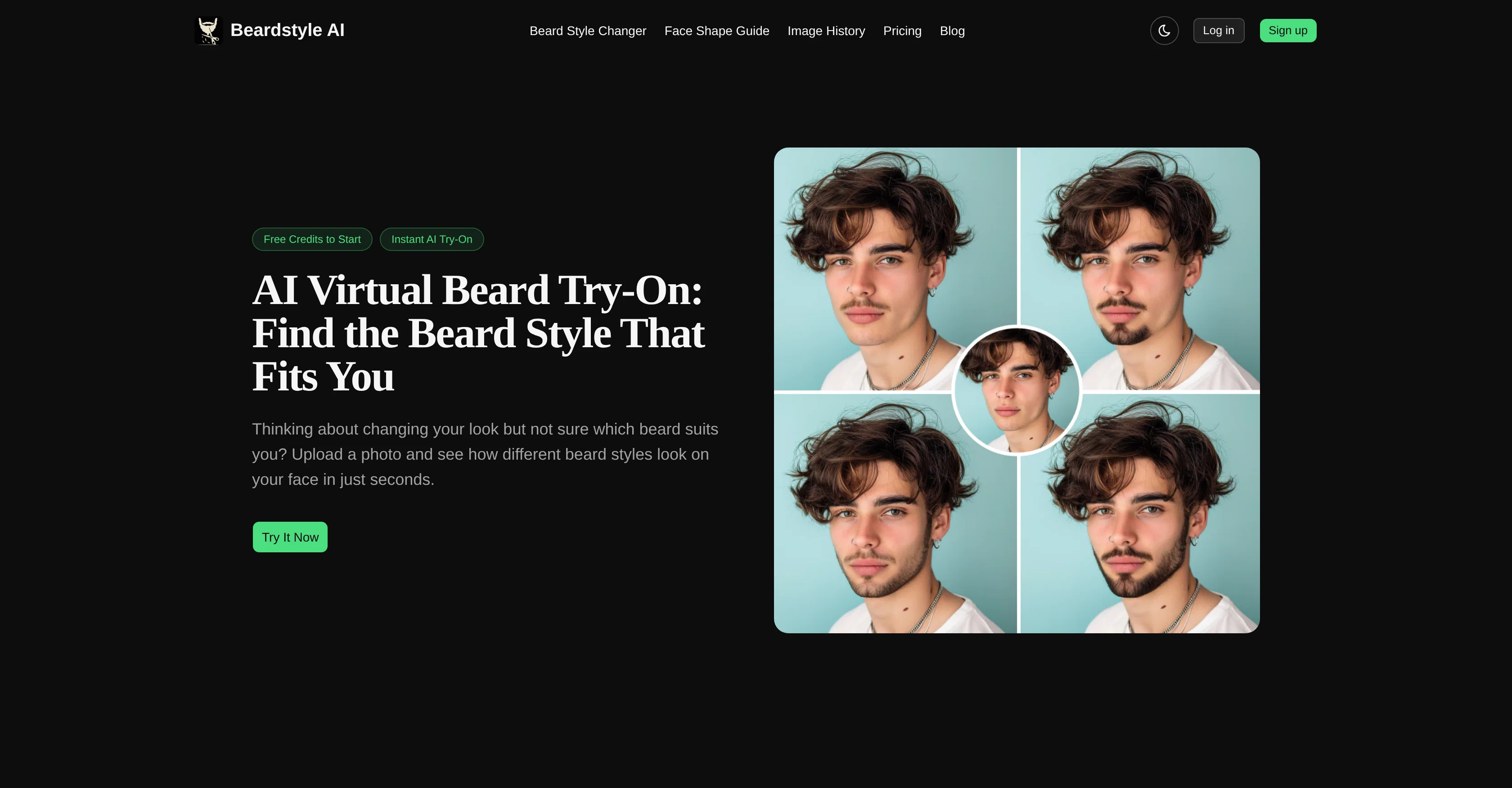 Beardstyle AI website