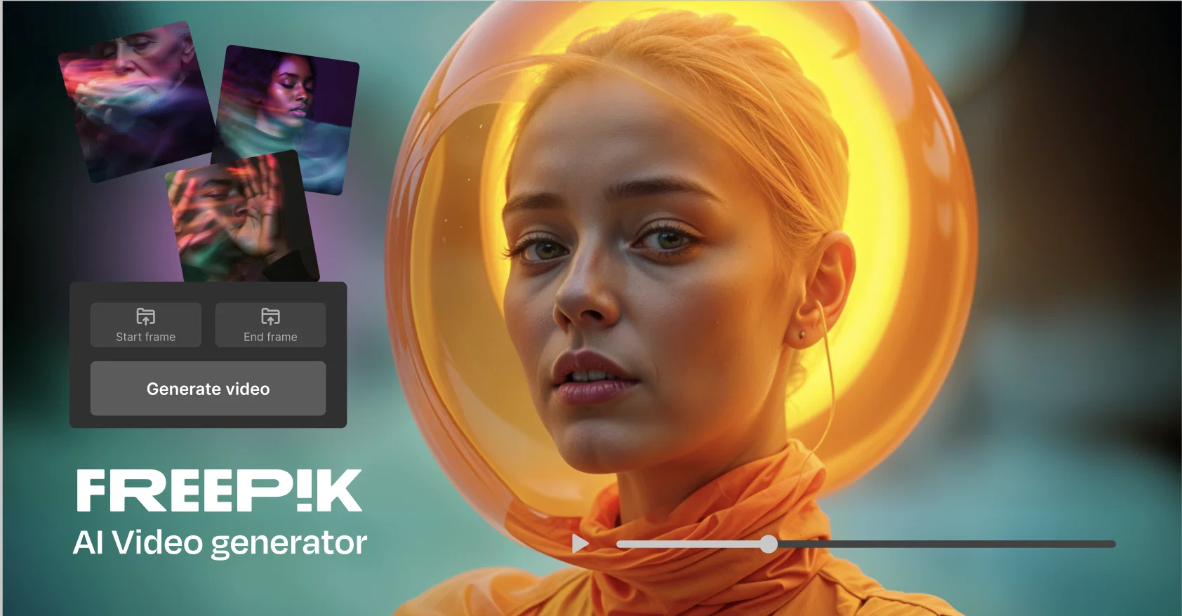 Freepik AI Video Generator website