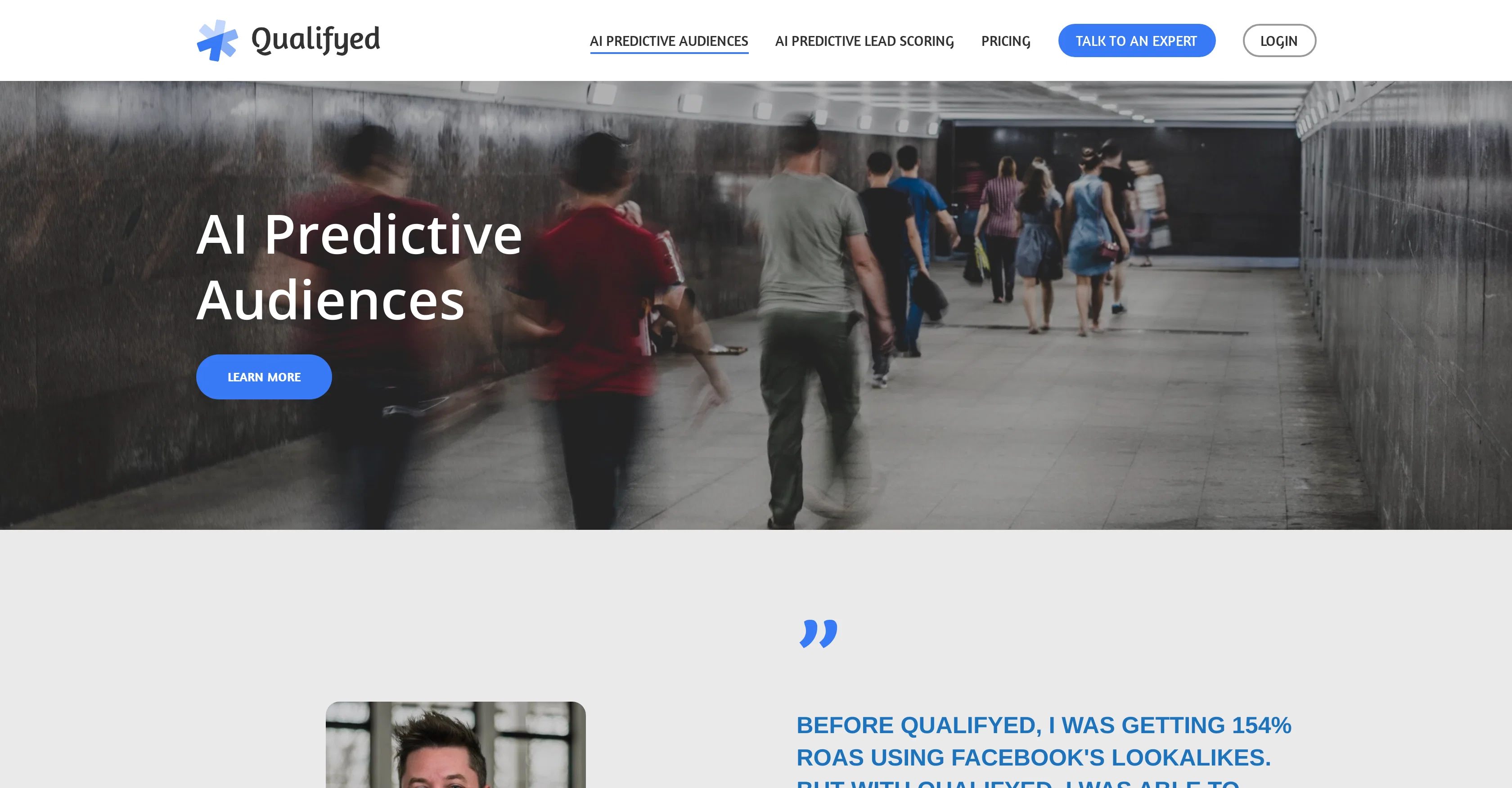 Qualifyed.AI - Lookalike Audiences website