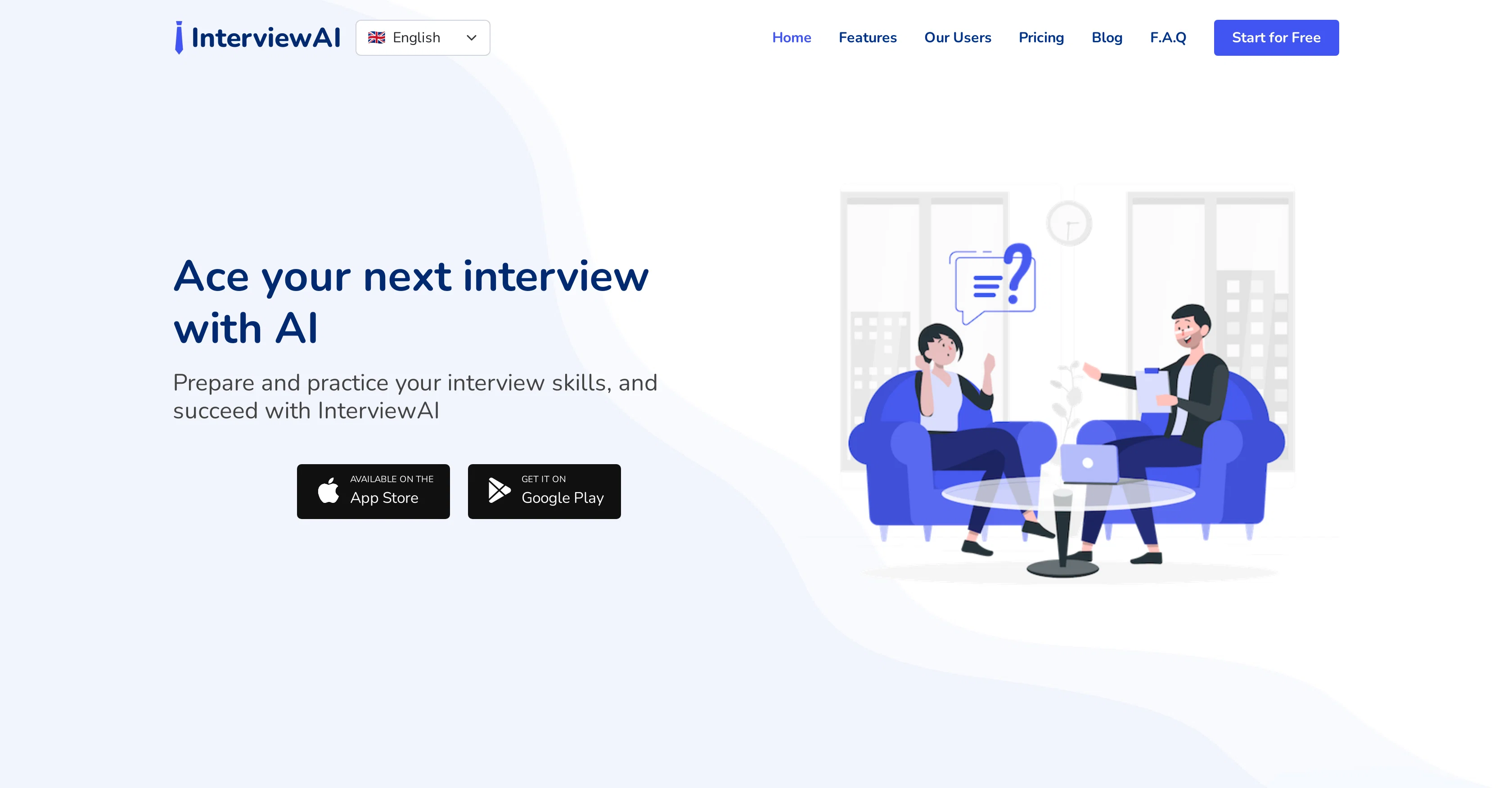 InterviewAI.me website