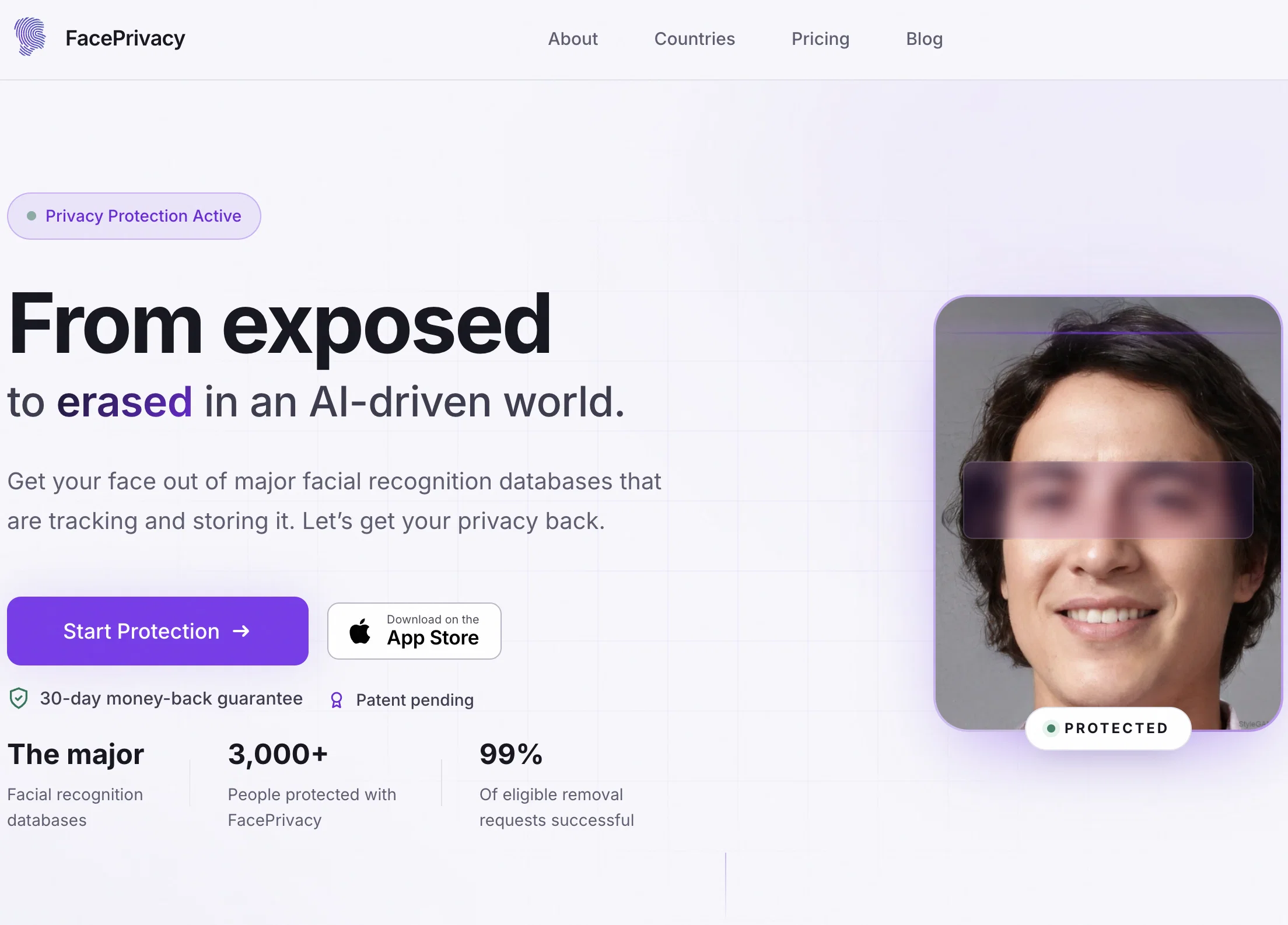 FacePrivacy website