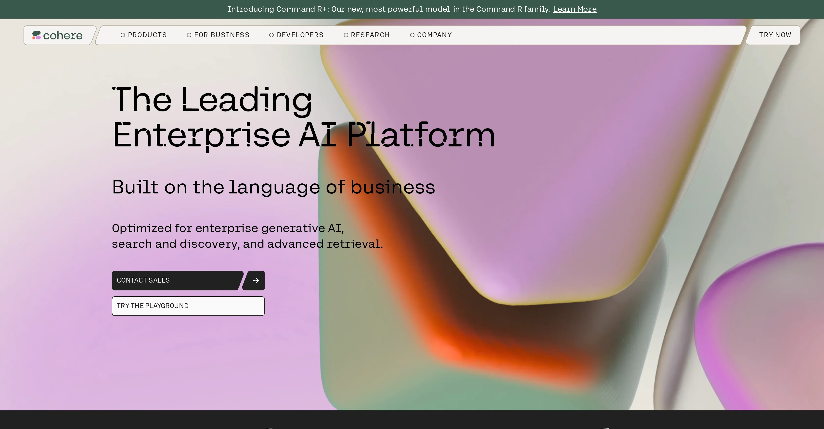 Cohere website