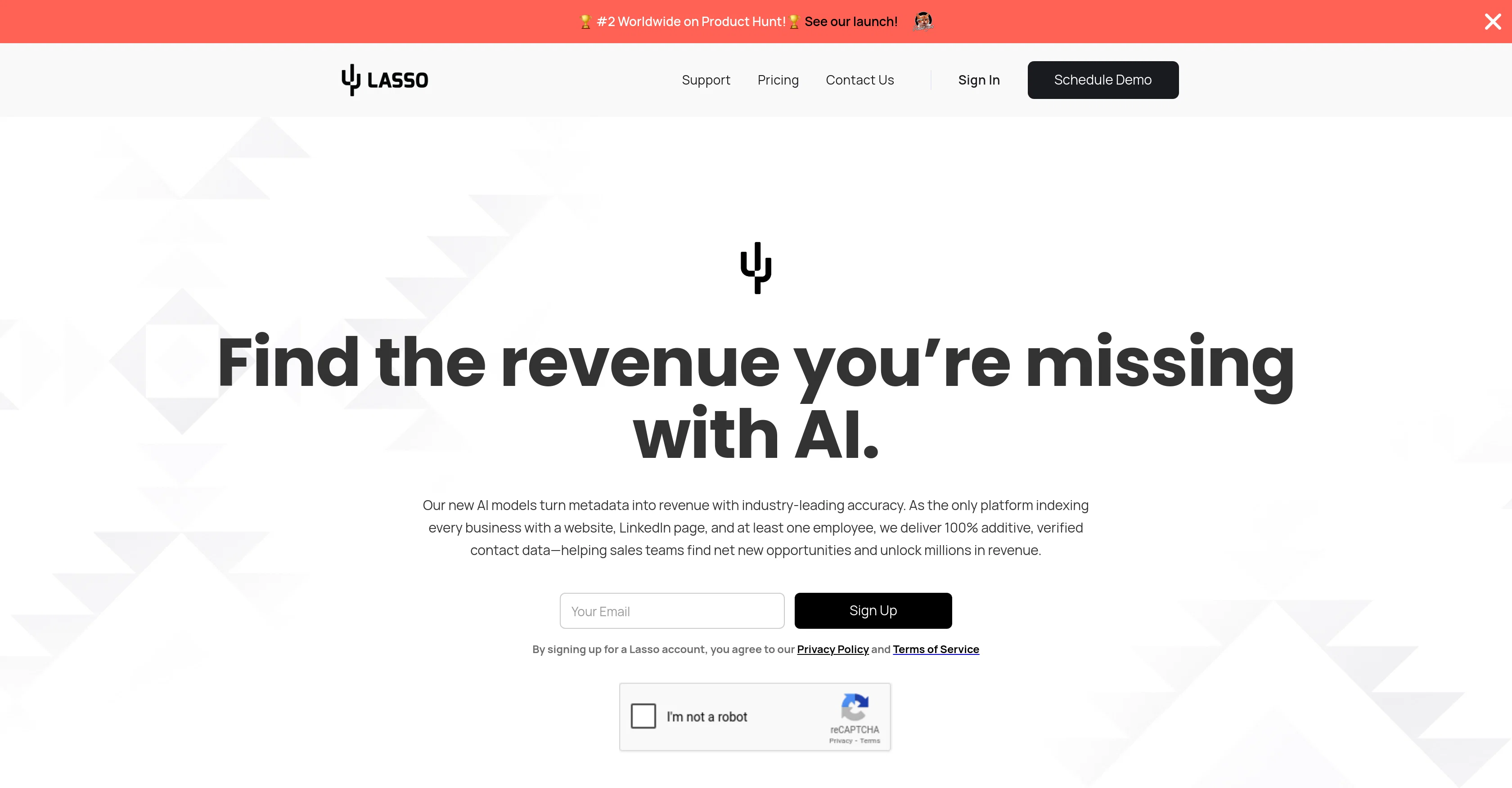 Lasso AI website