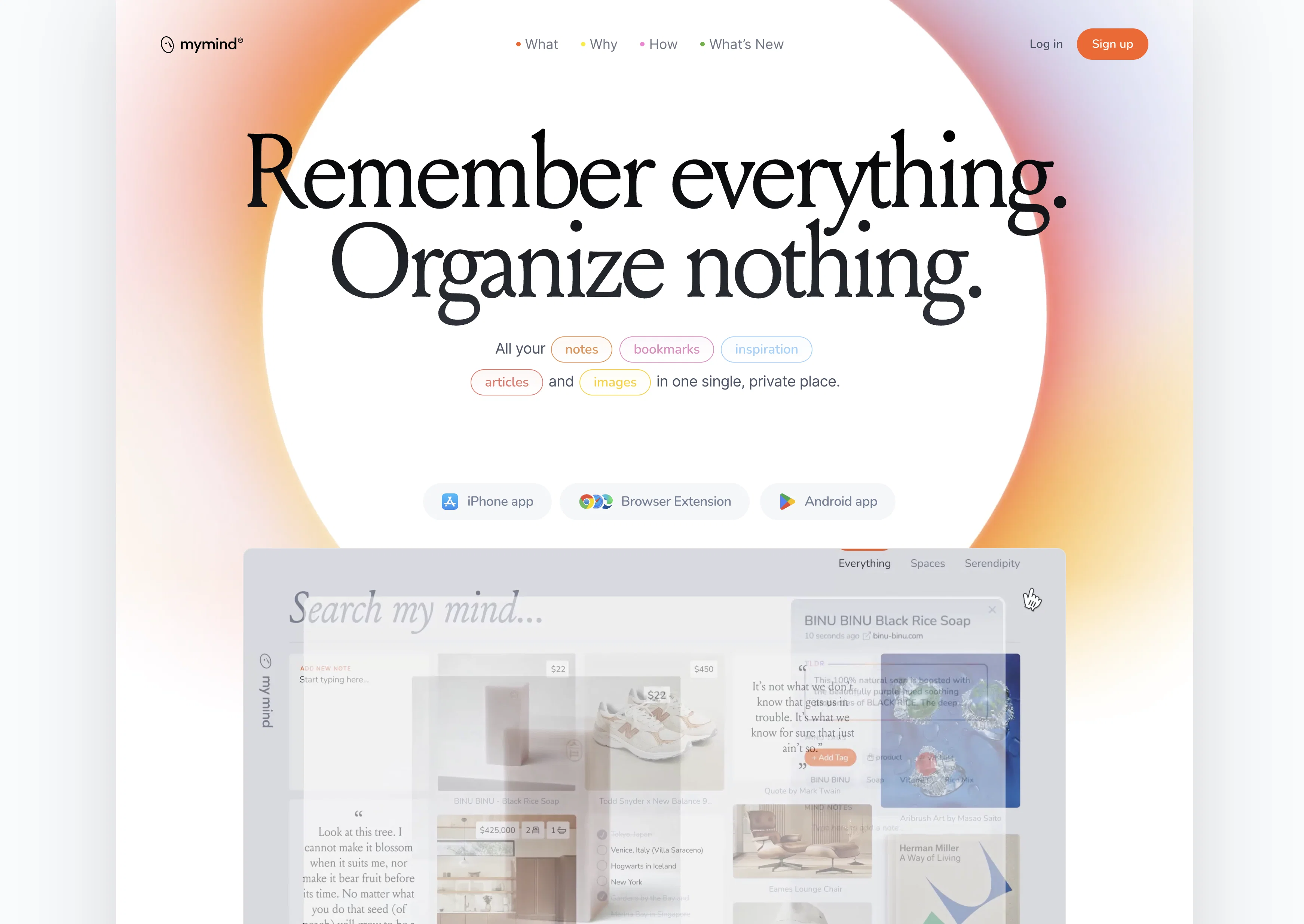 mymind website