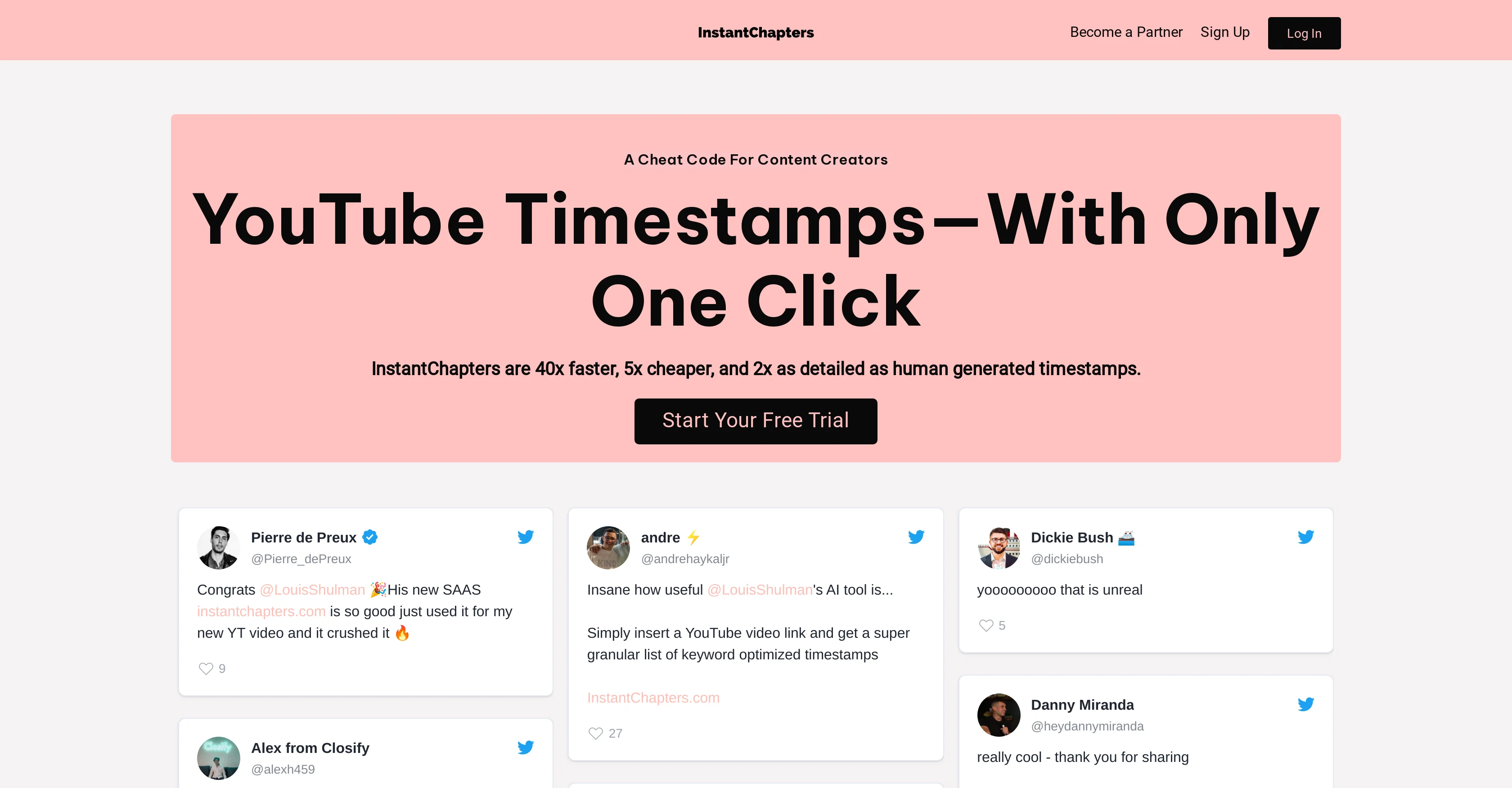 Instantchapters website