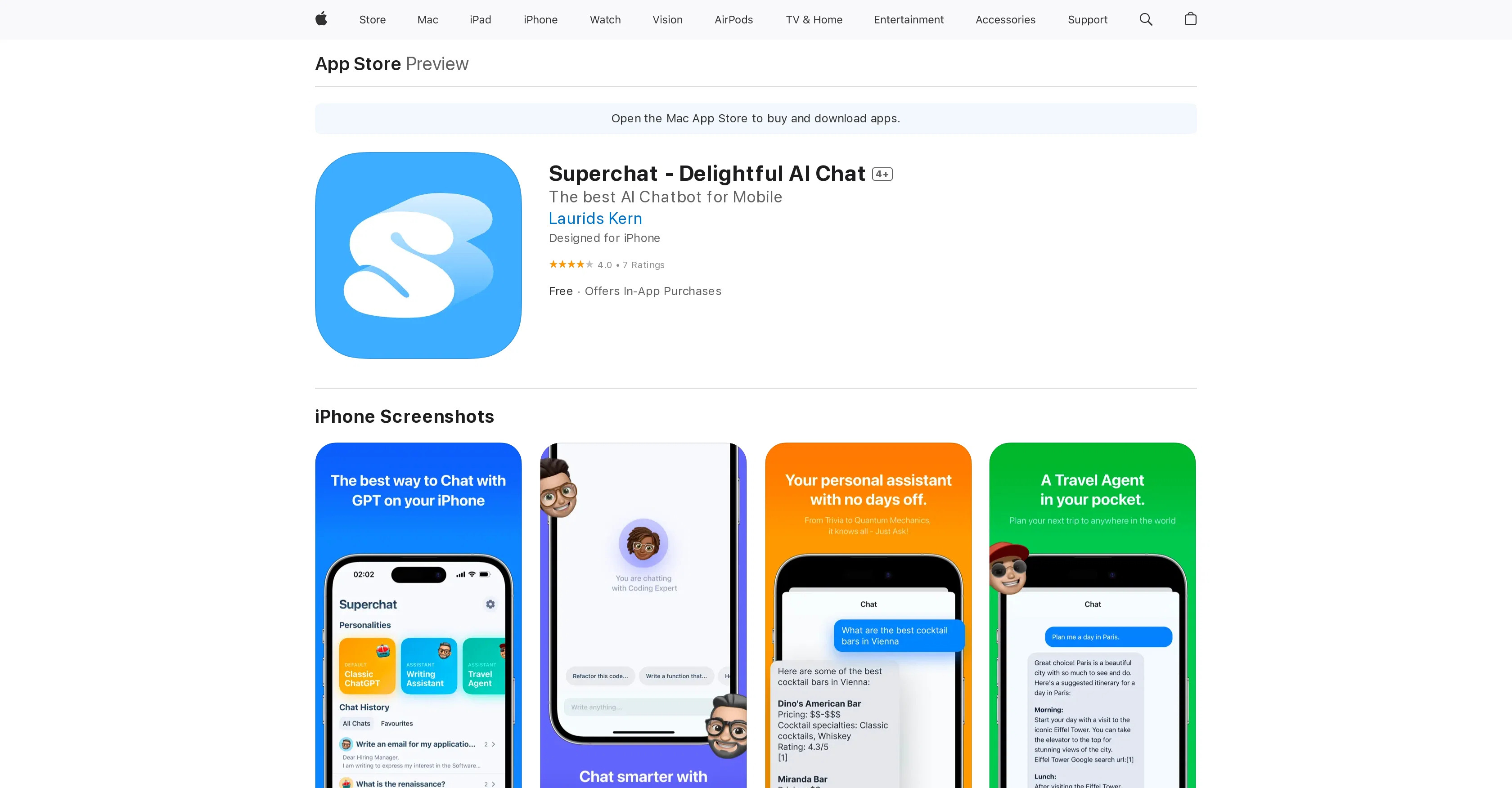 Superchat website