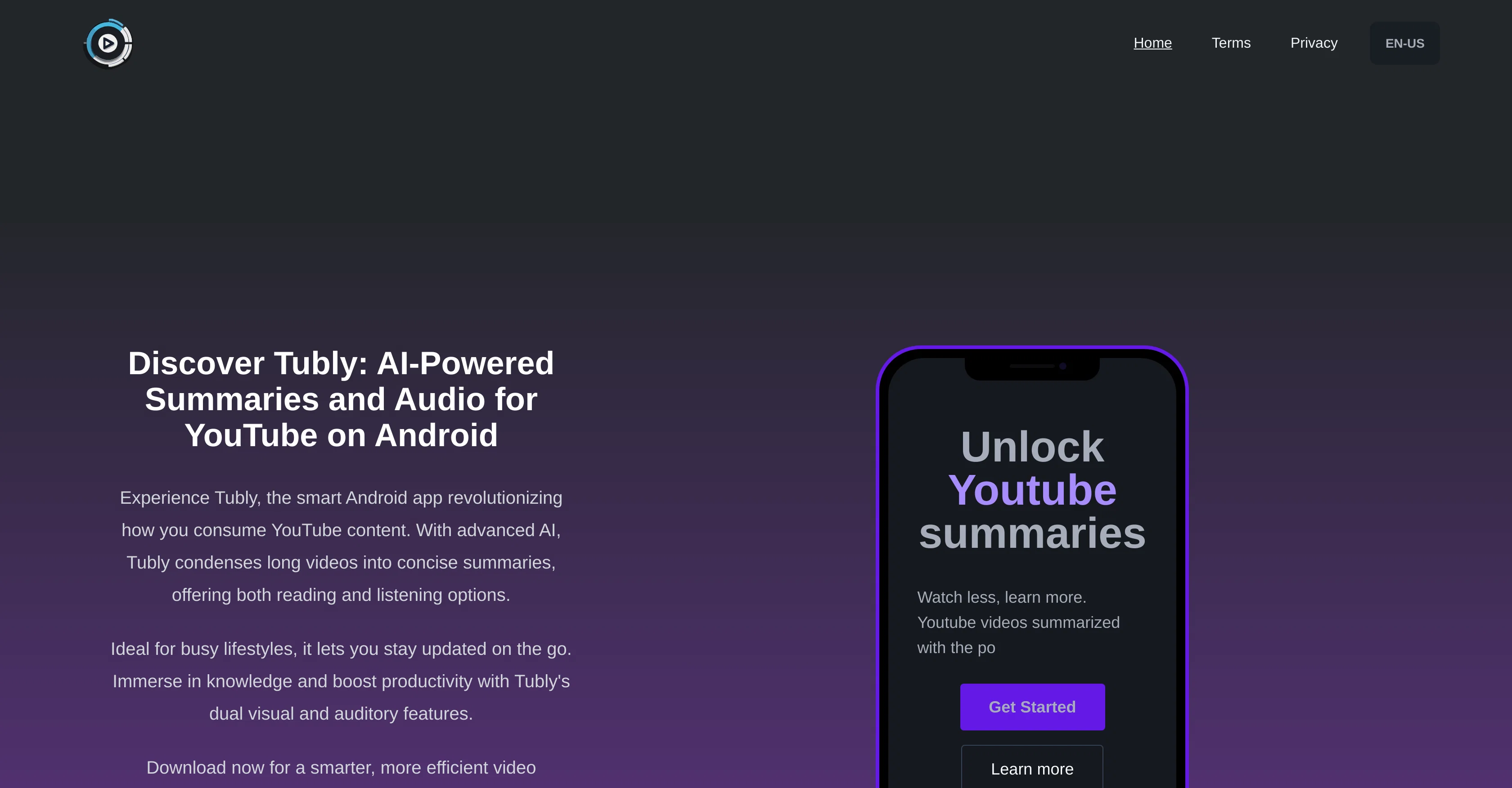 Tubly website