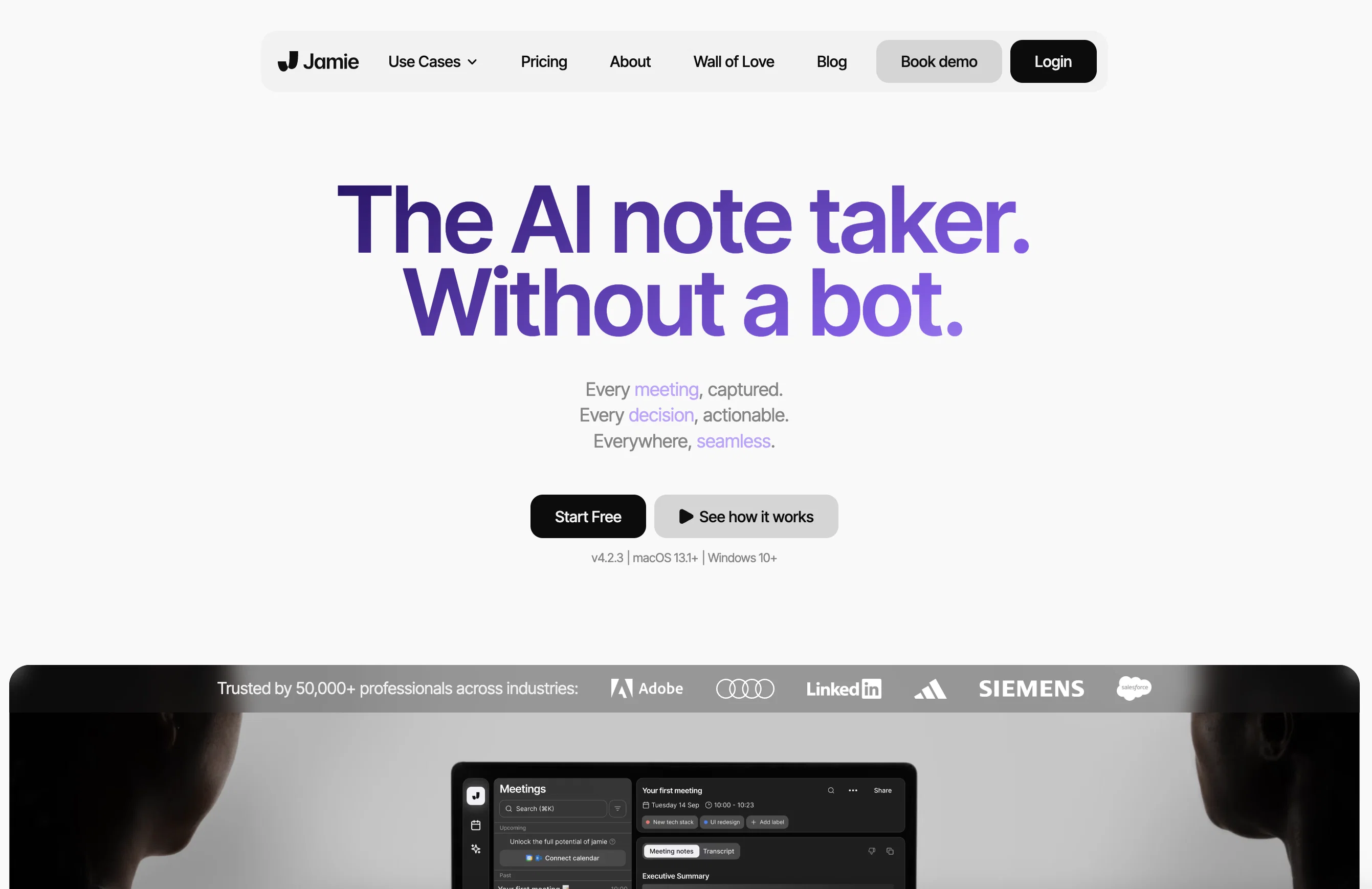 Jamie website
