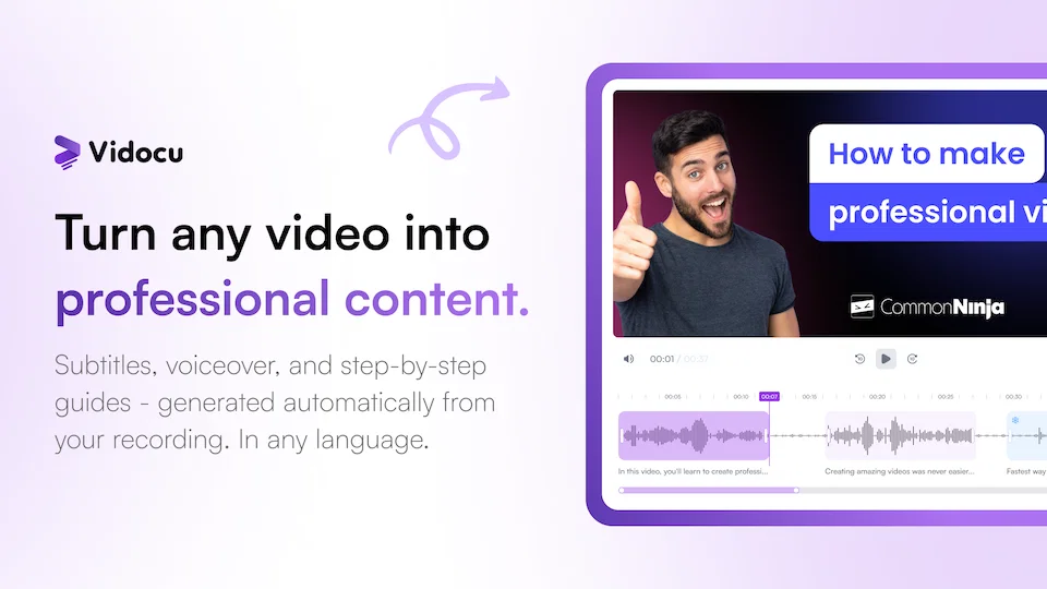 Vidocu website