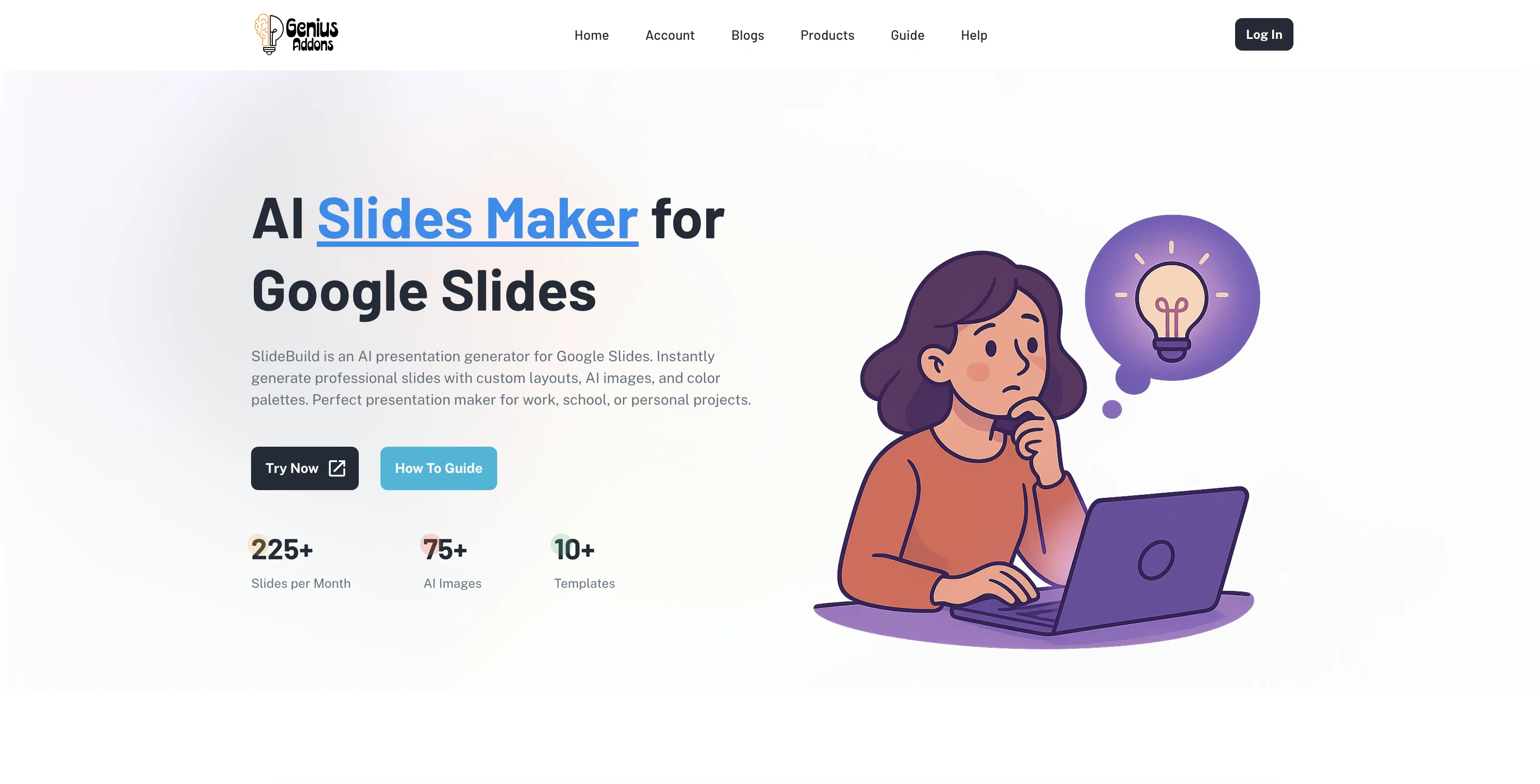 SlideBuild: Ai Slides Maker website