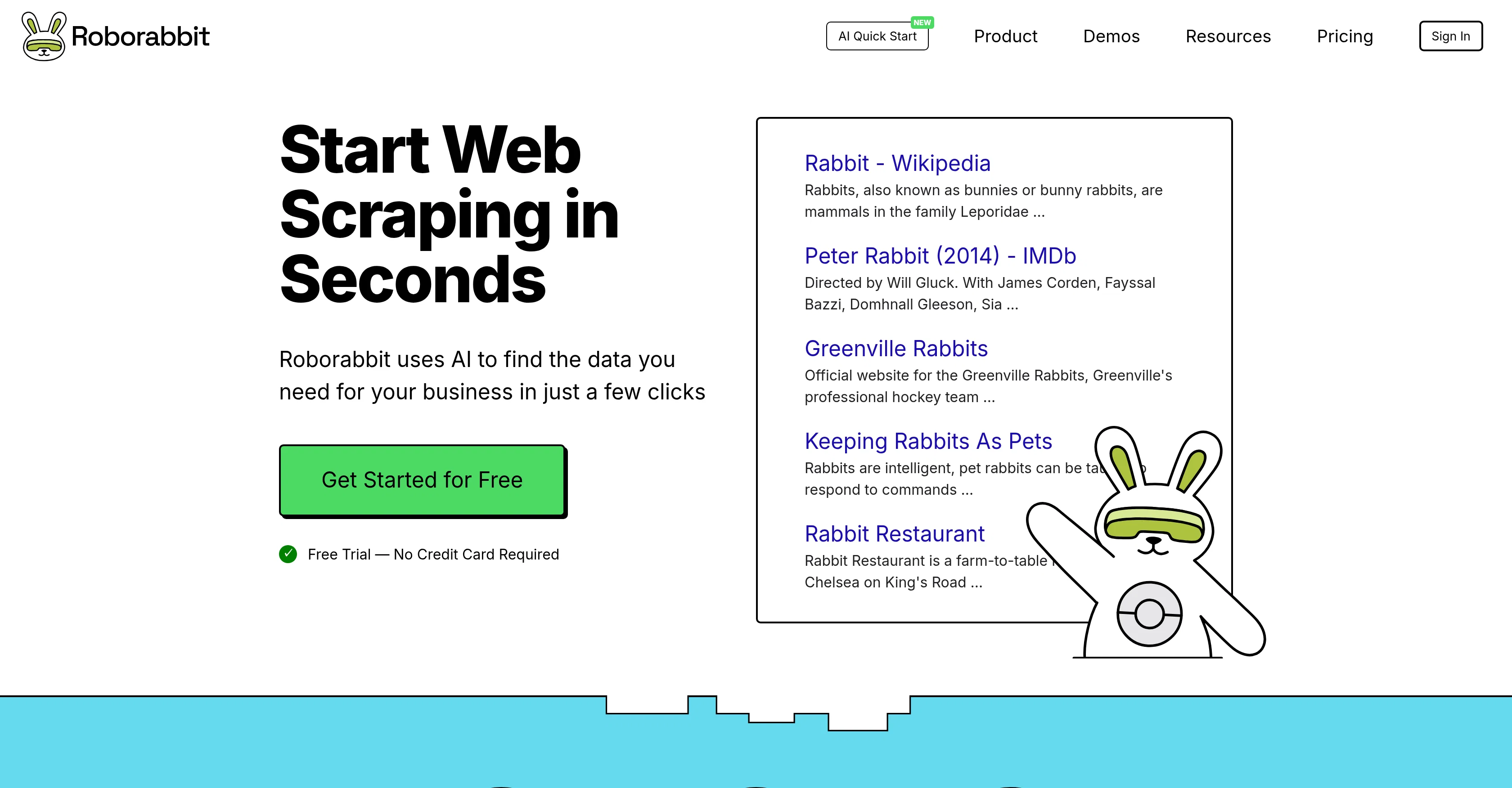 Roborabbit website