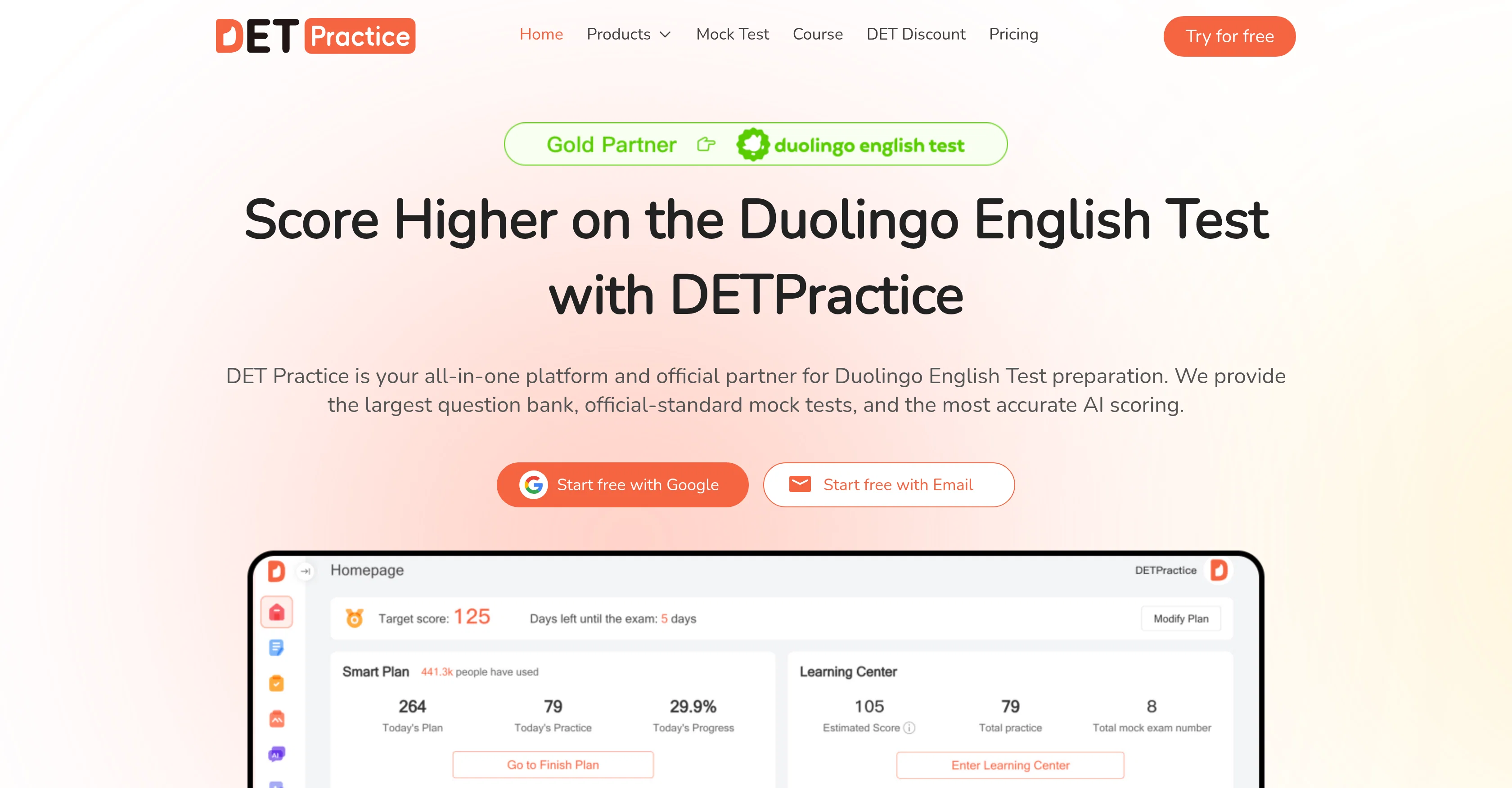 DETPractice website
