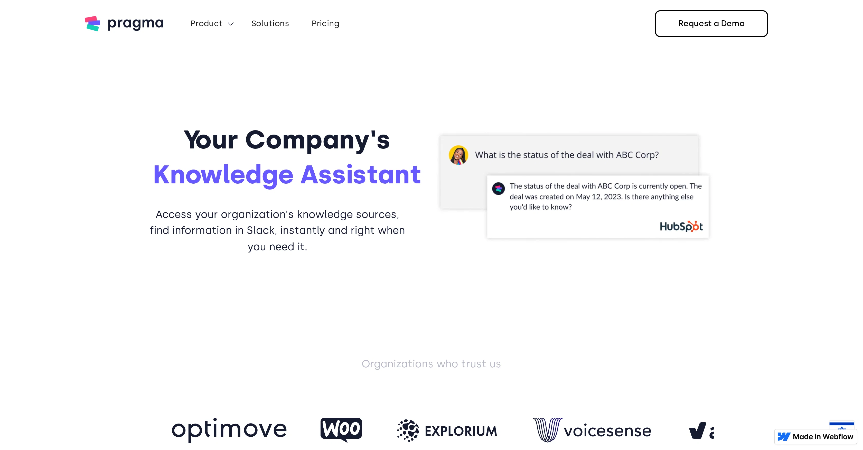 Pragma website