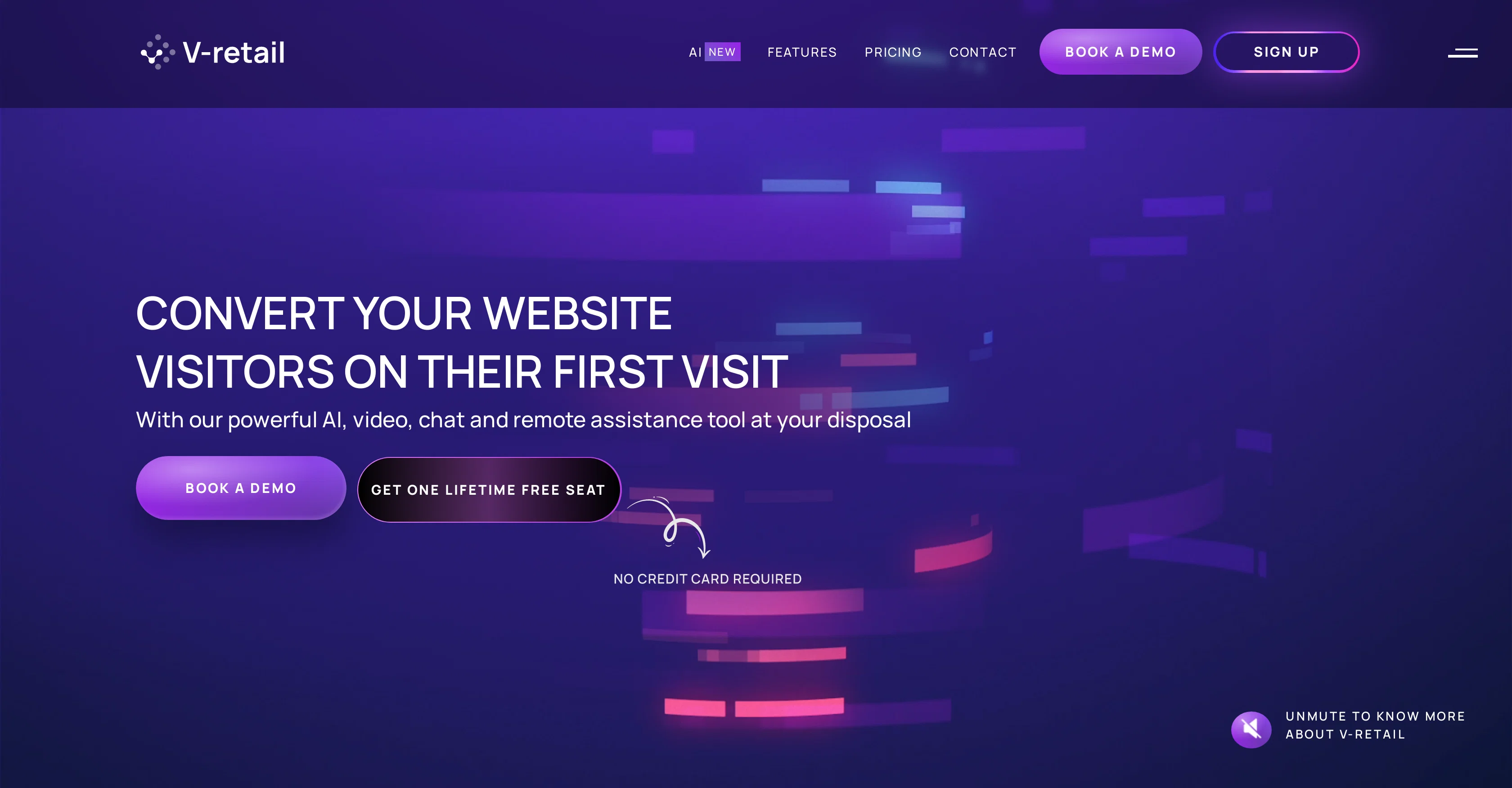 V-retail website