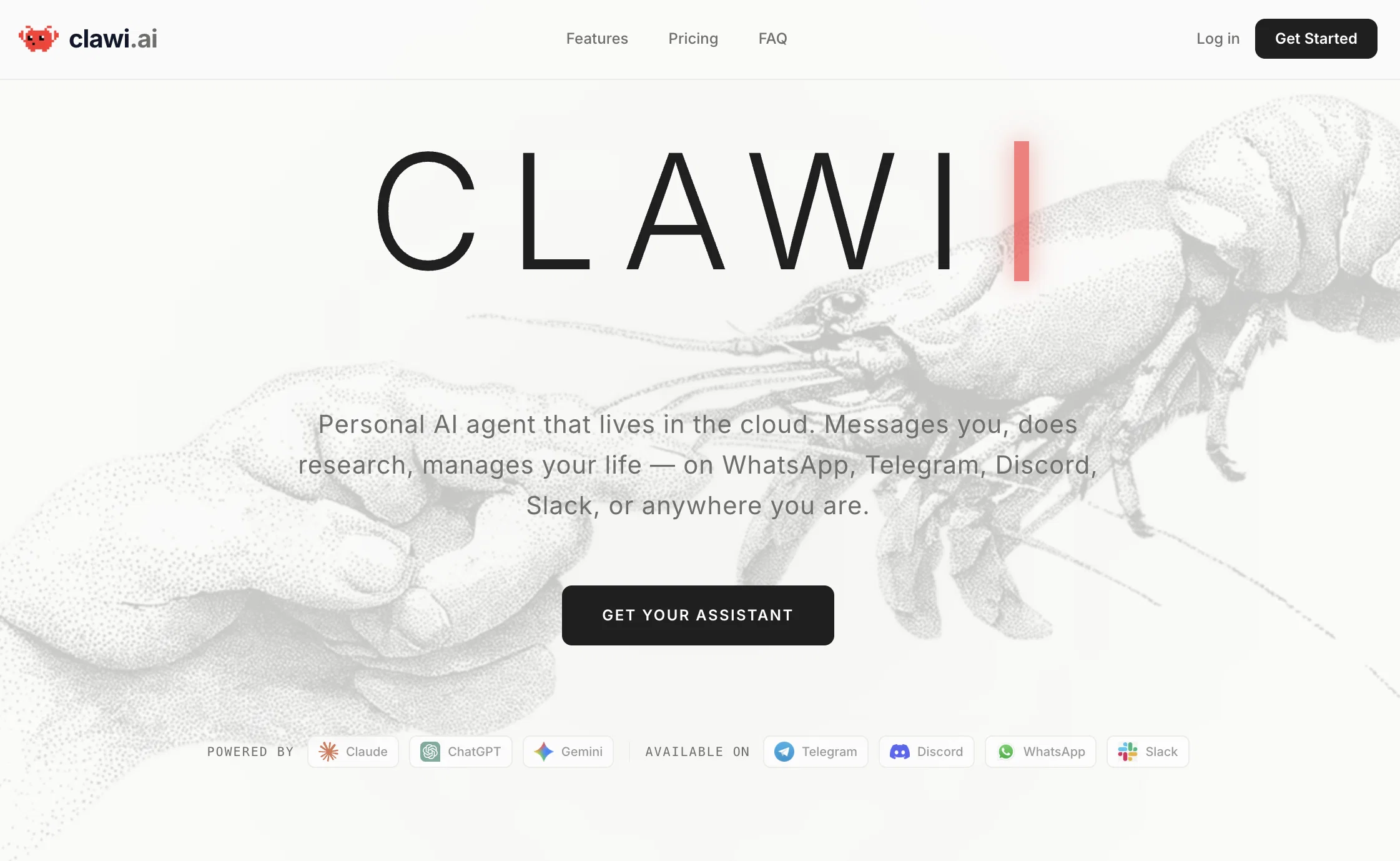 Clawi.ai website