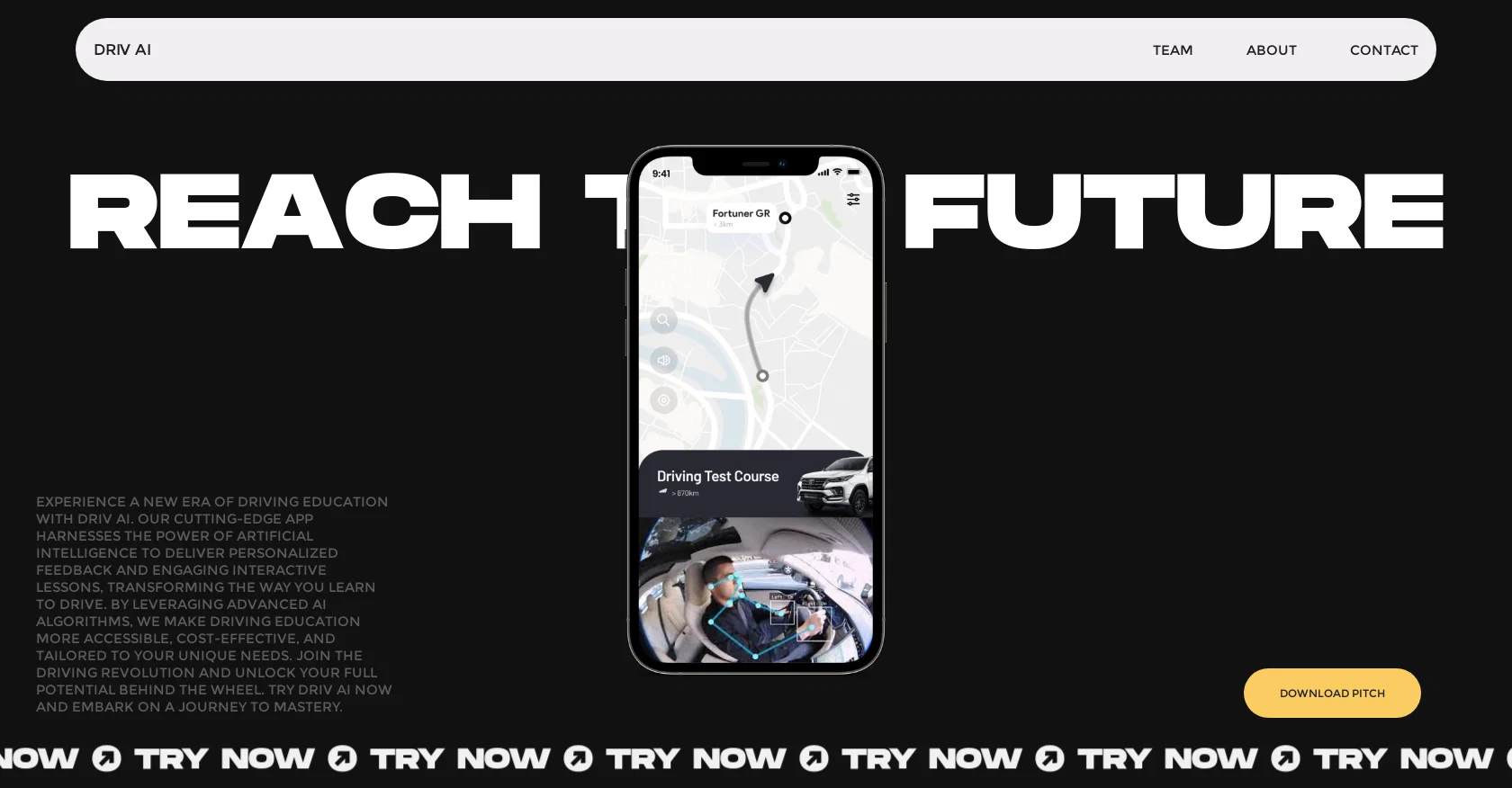 DRIV AI website