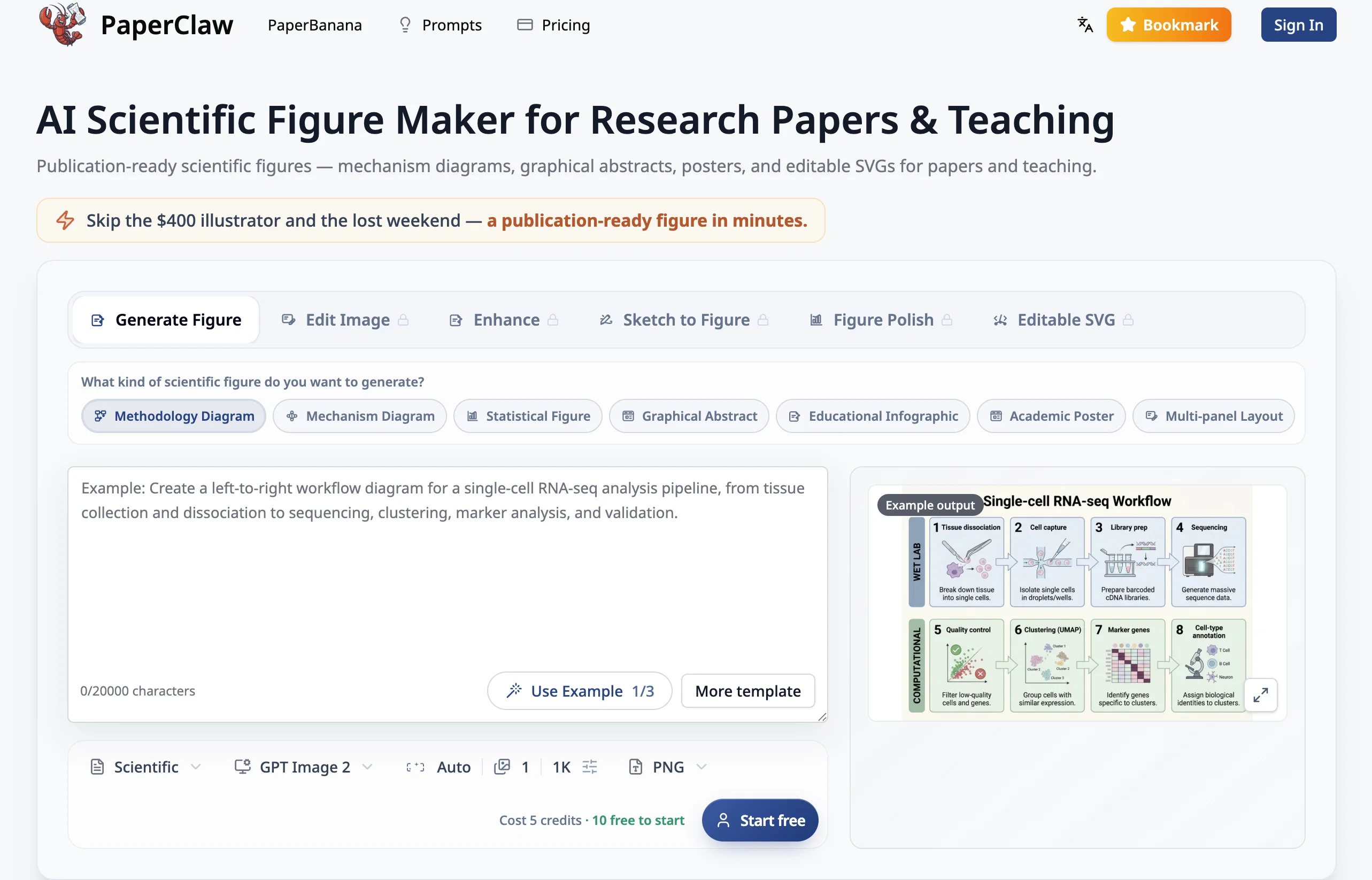 PaperClaw website