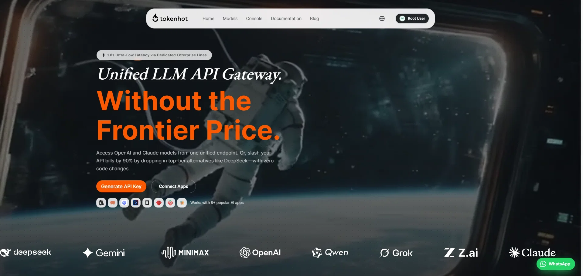 Tokenhot AI website