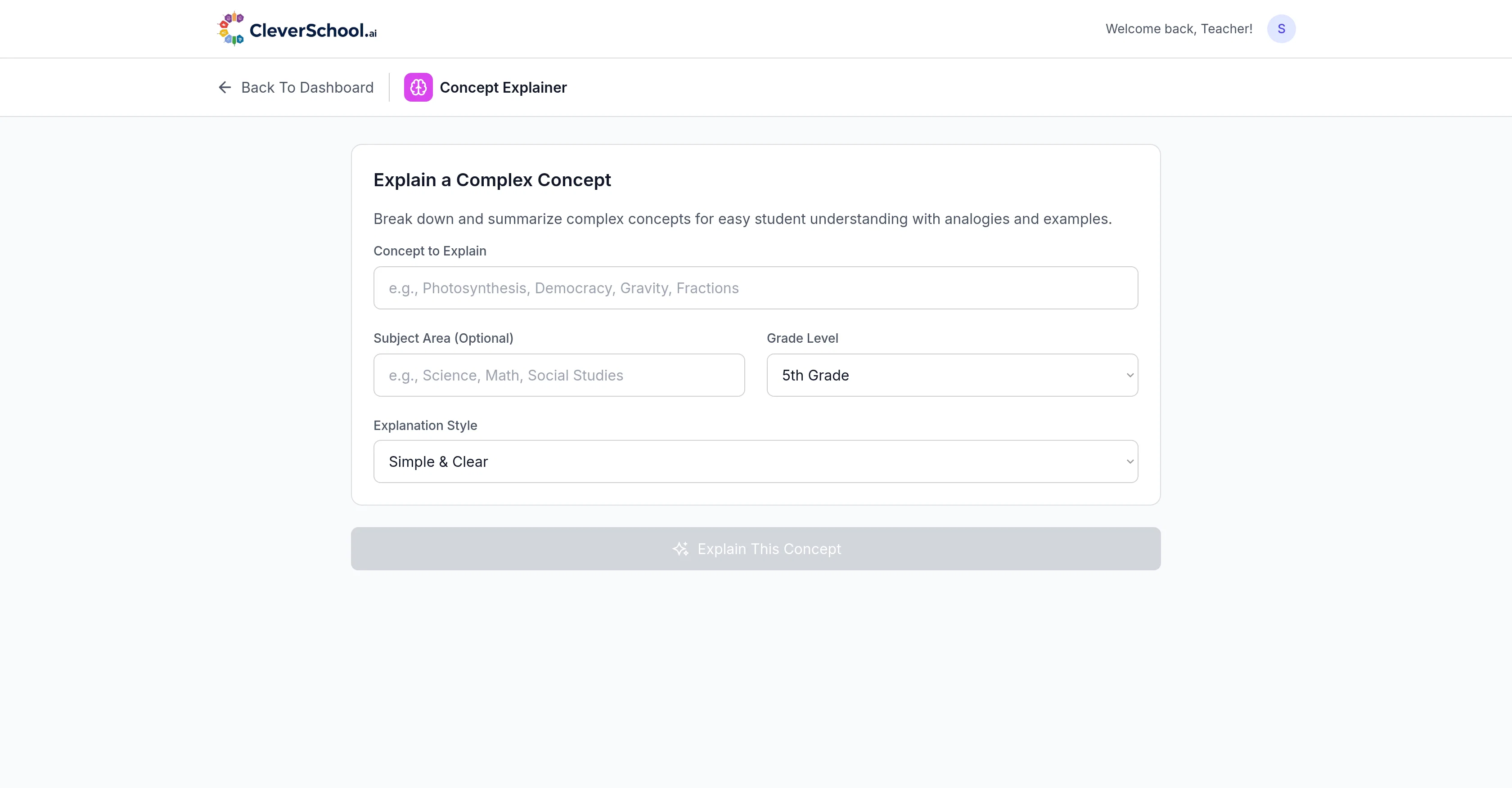 CleverSchool website
