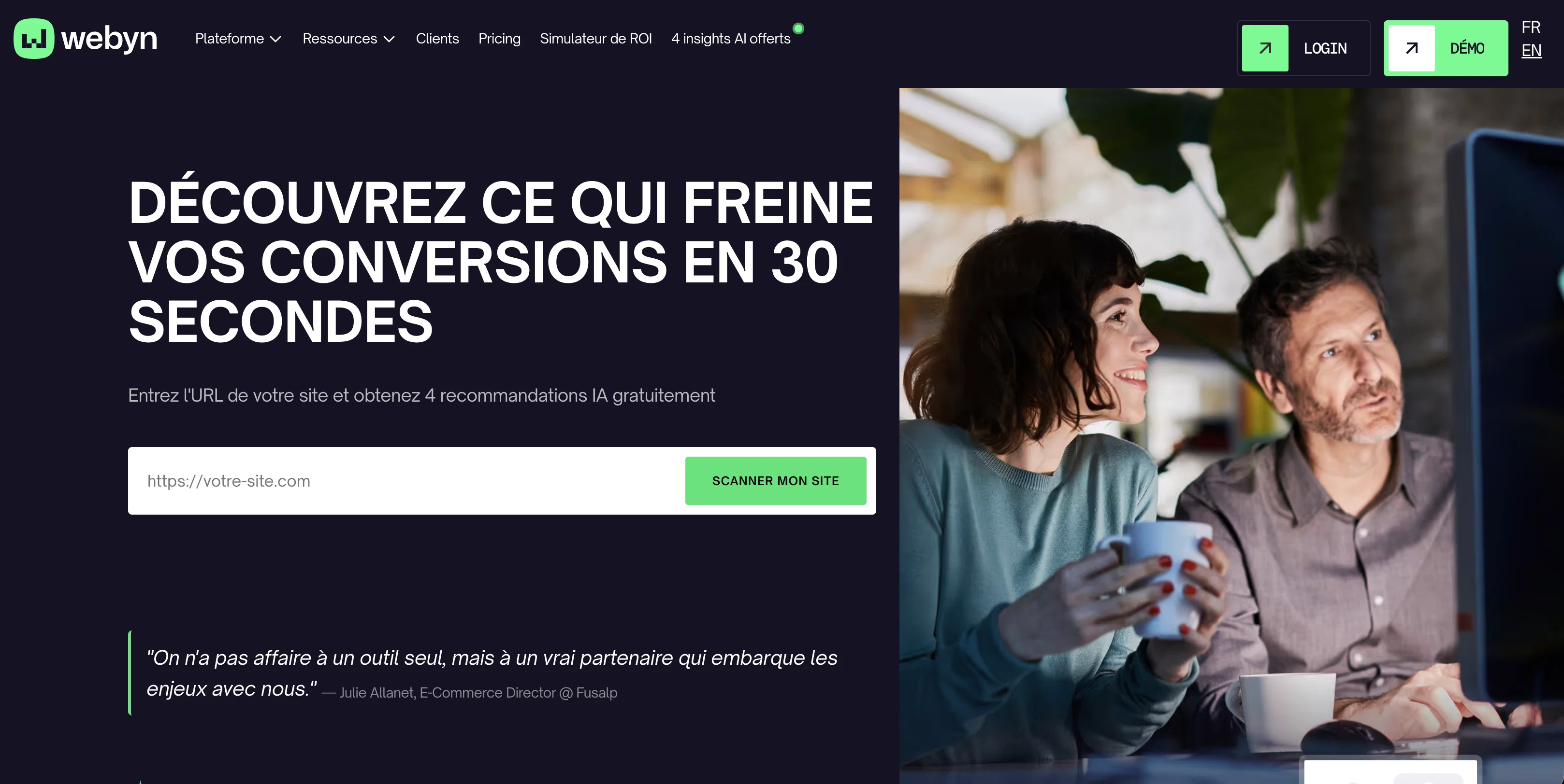 Webyn website