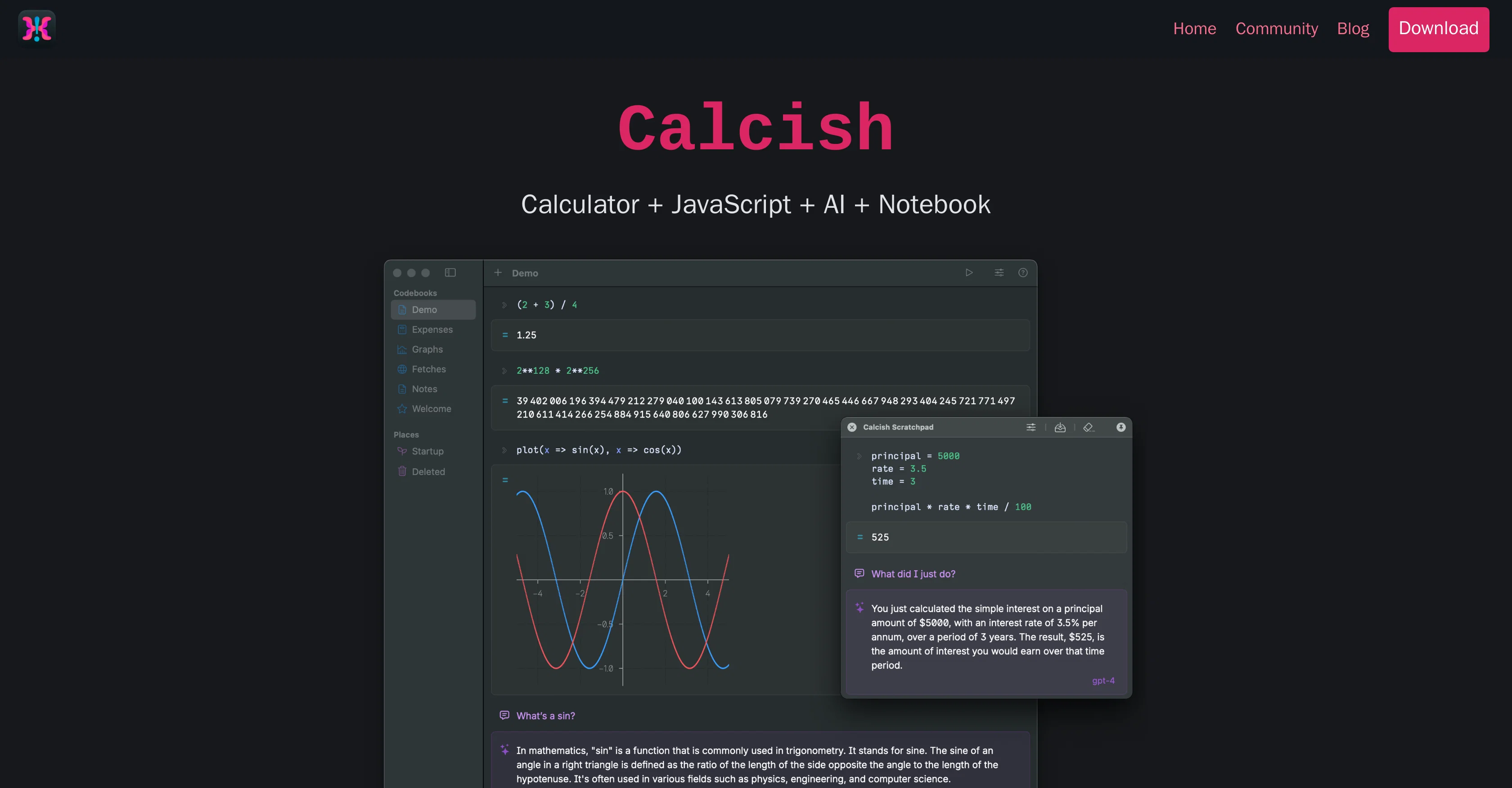 Calcish website