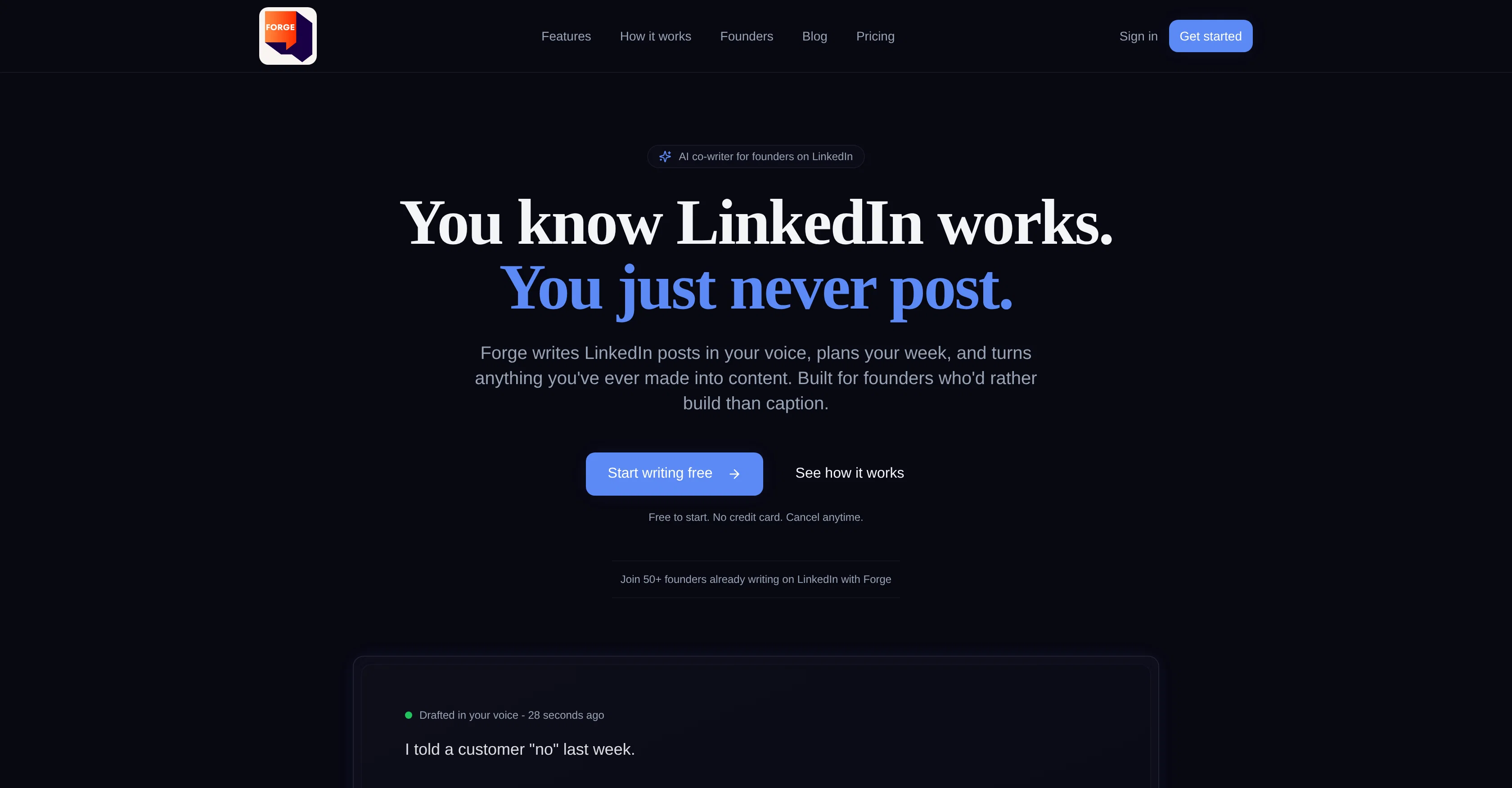 Forge website