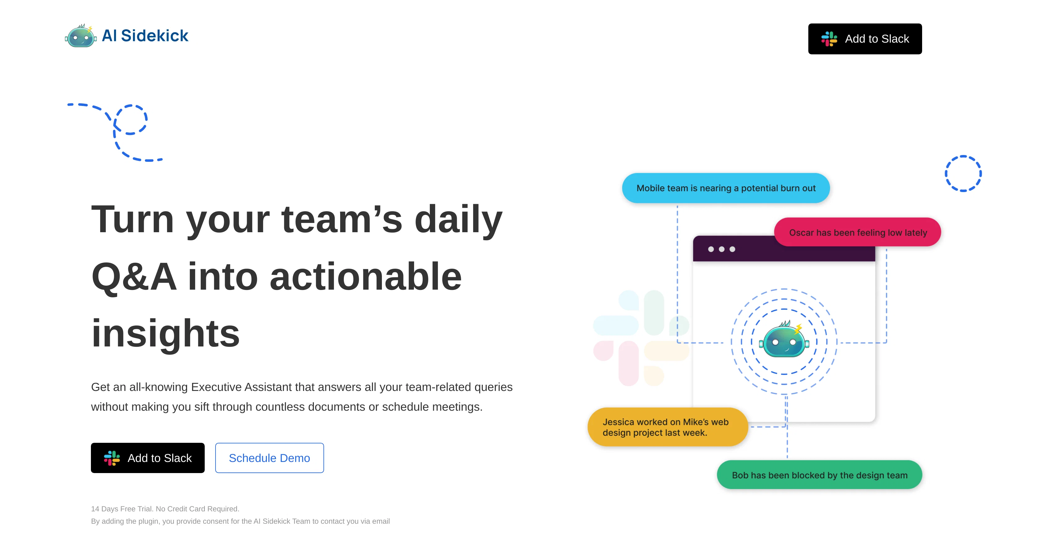 AI Sidekick website