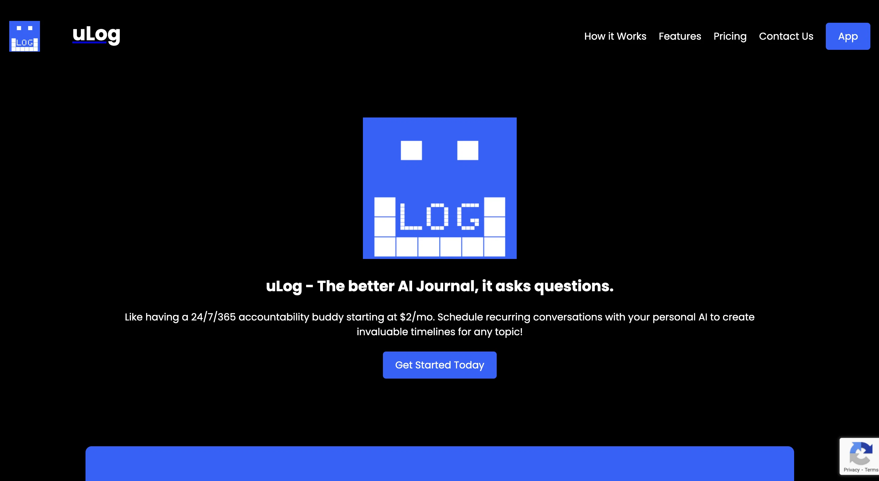Ulog website