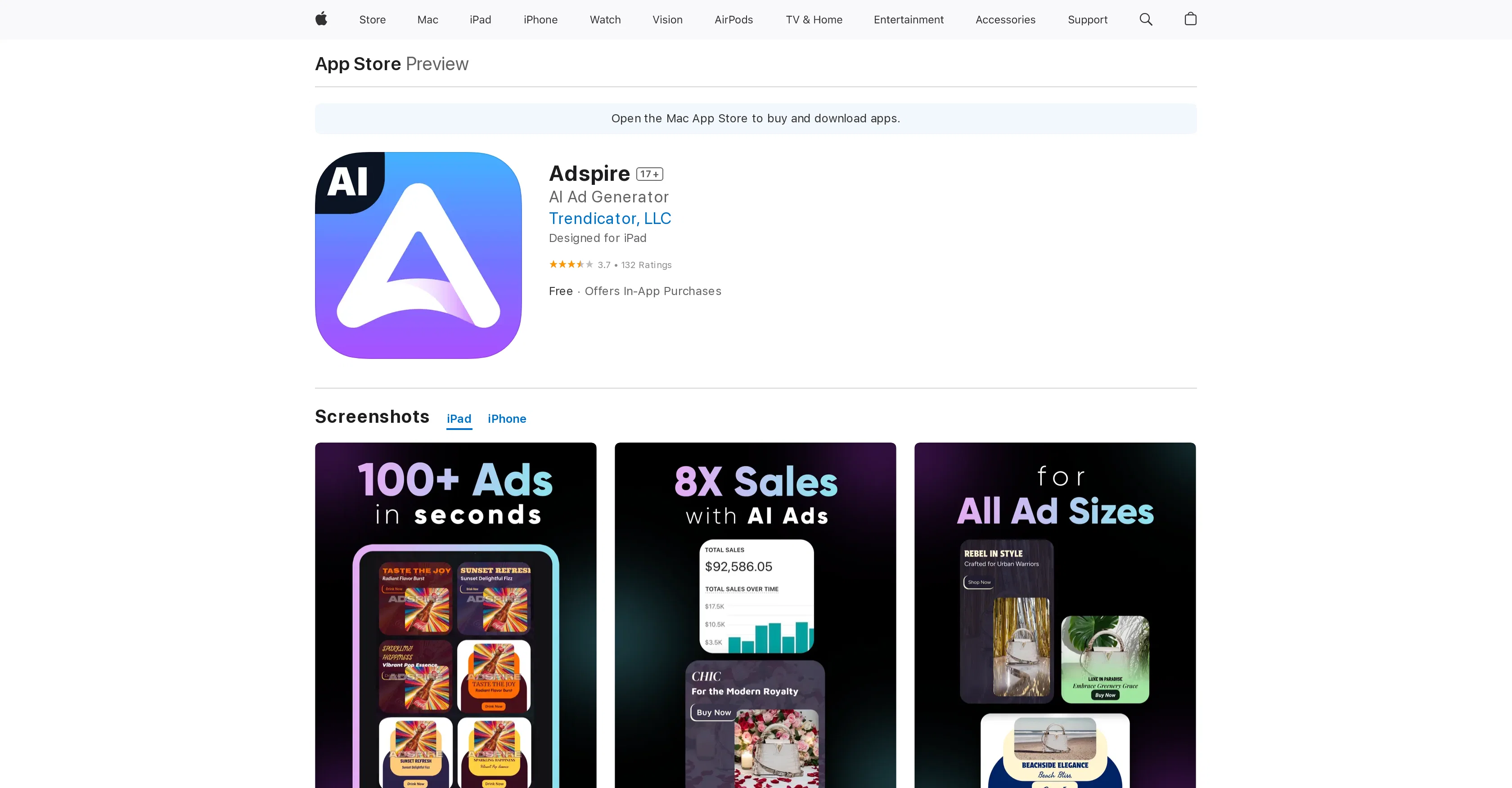 Adspire website