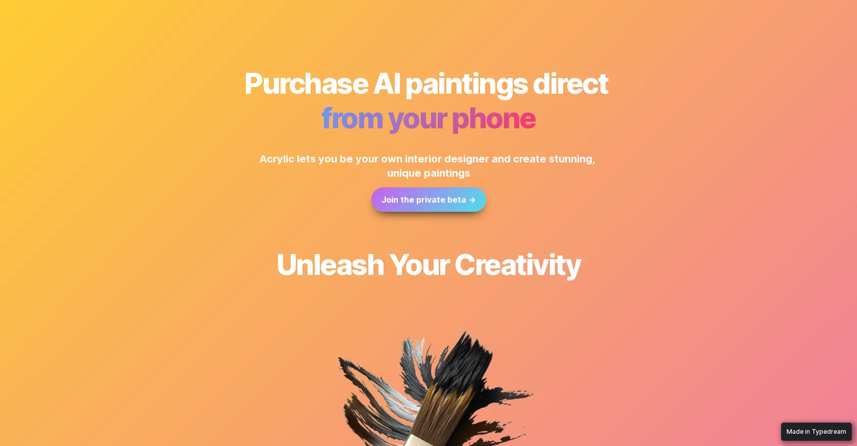 Acrylic website