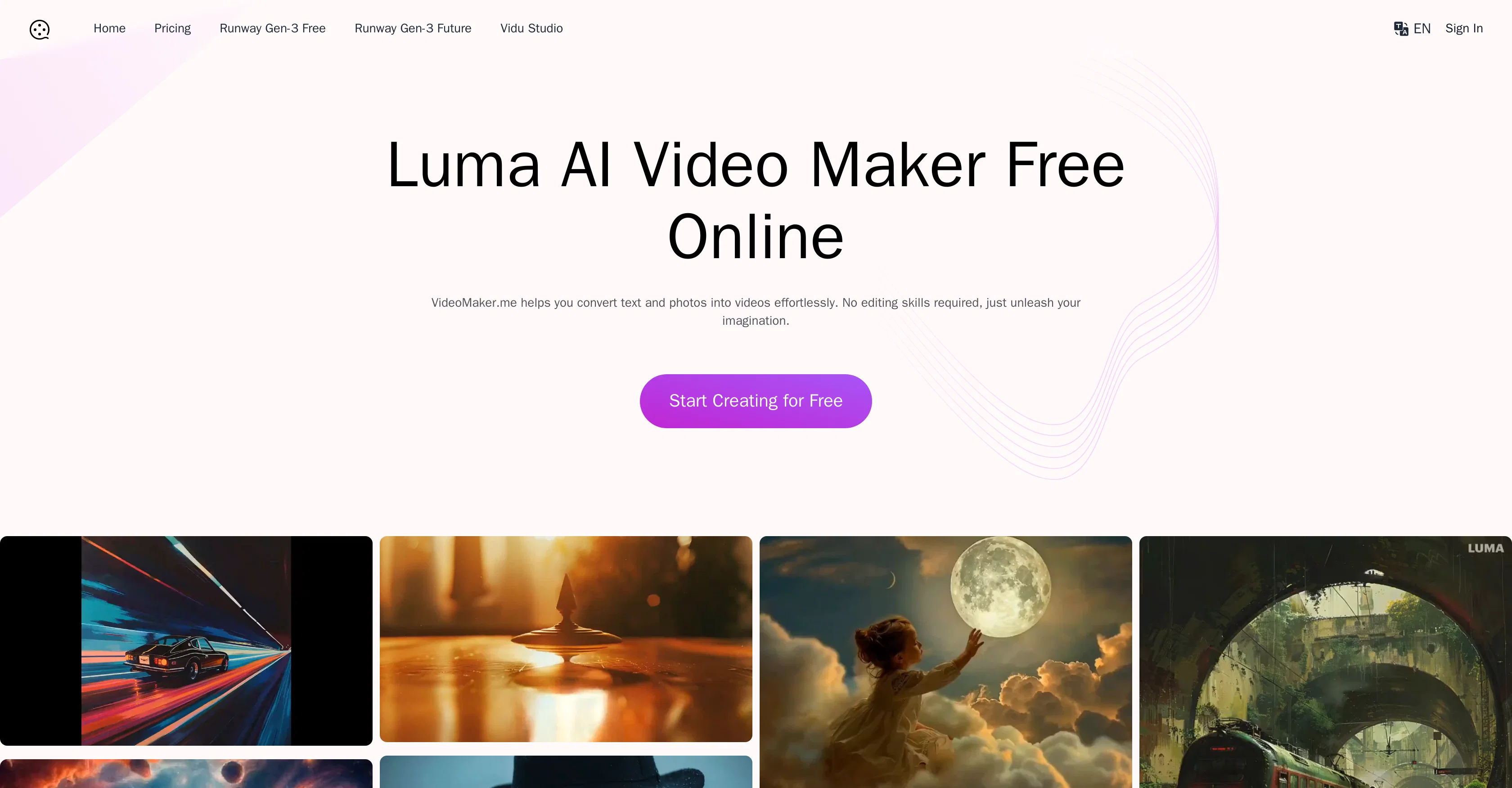 VideoMaker.me website