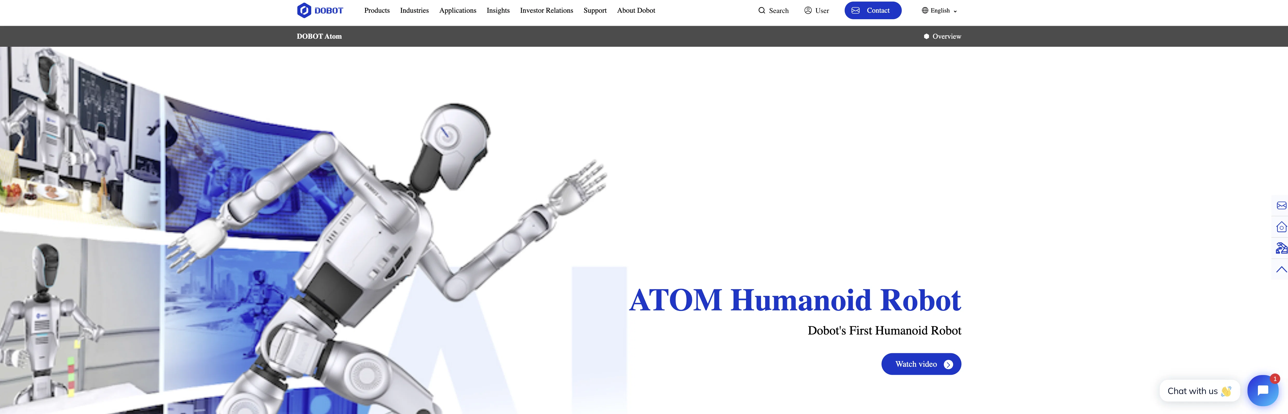 DOBOT Atom website