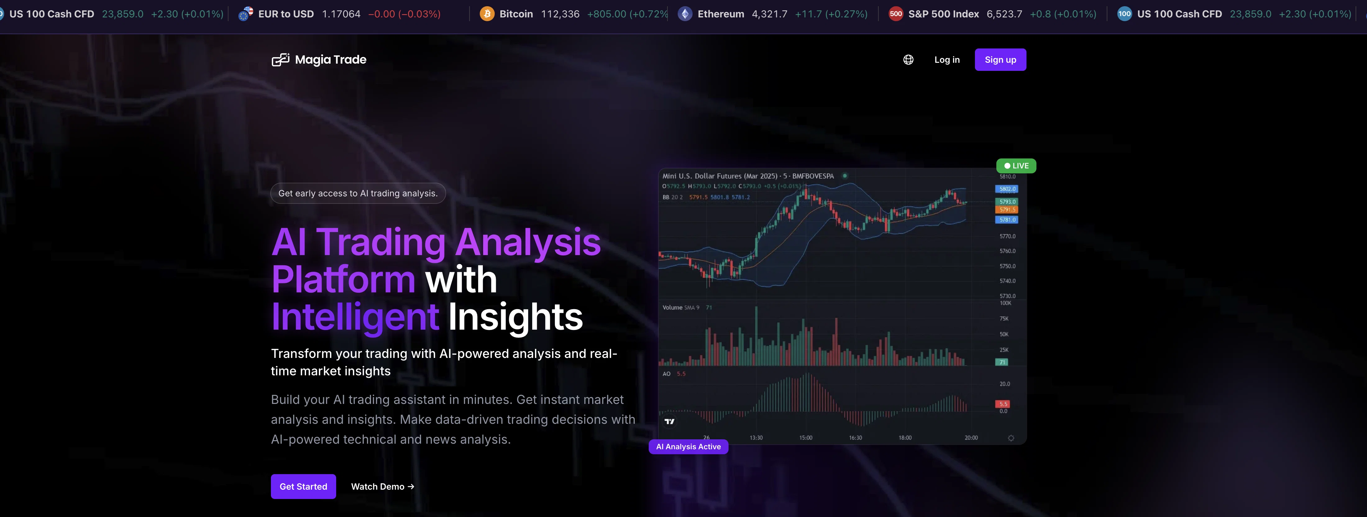 Magia Trade website