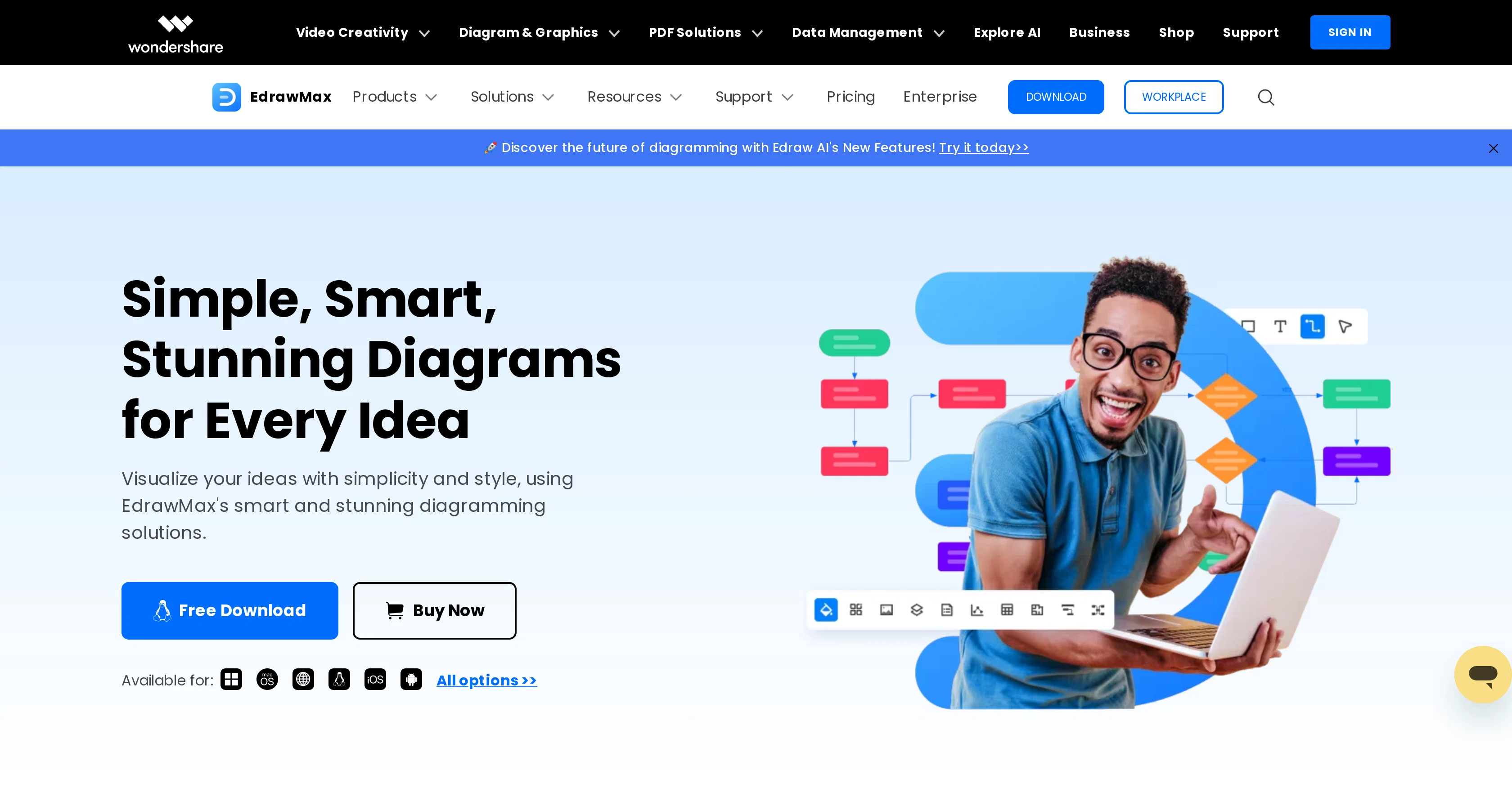 EdrawMax website